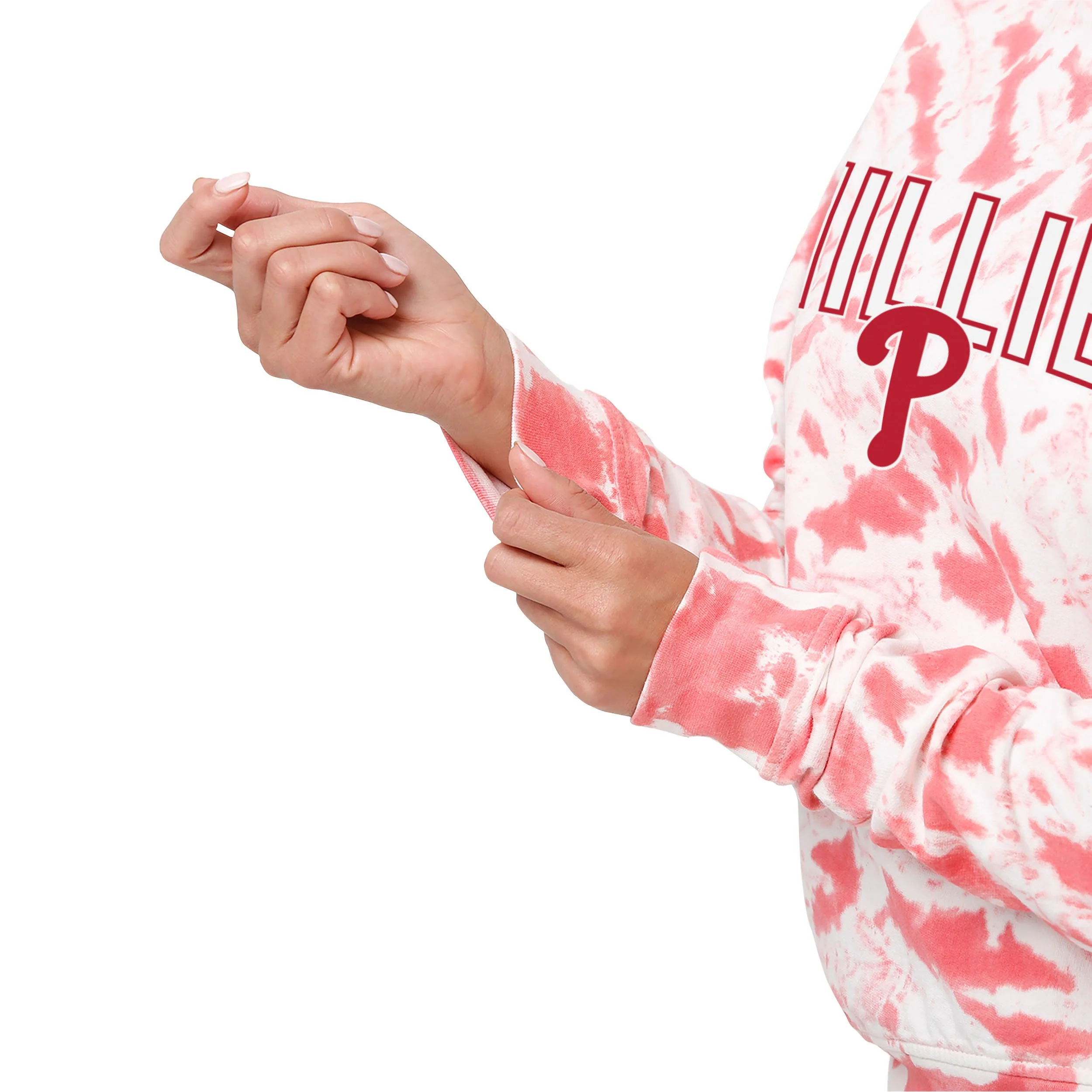Philadelphia Phillies MLB Womens Cloud Coverage Sweater - Image 3