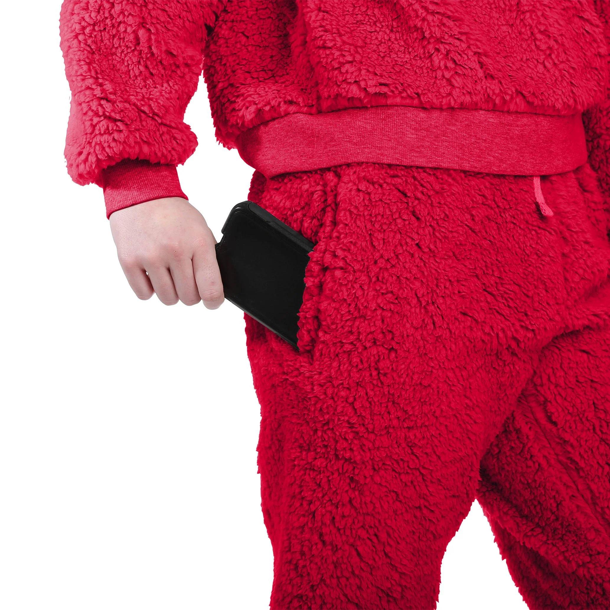 Philadelphia Phillies MLB Womens Sherpa Lounge Set - Image 6