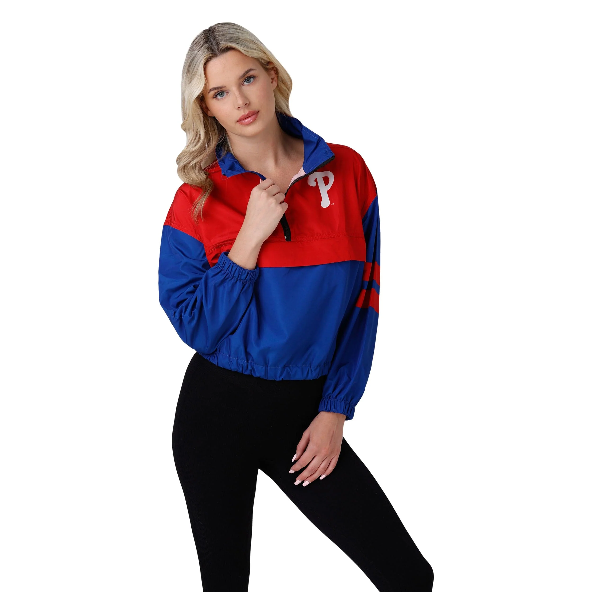 Philadelphia Phillies MLB Womens Winning Play Windbreaker