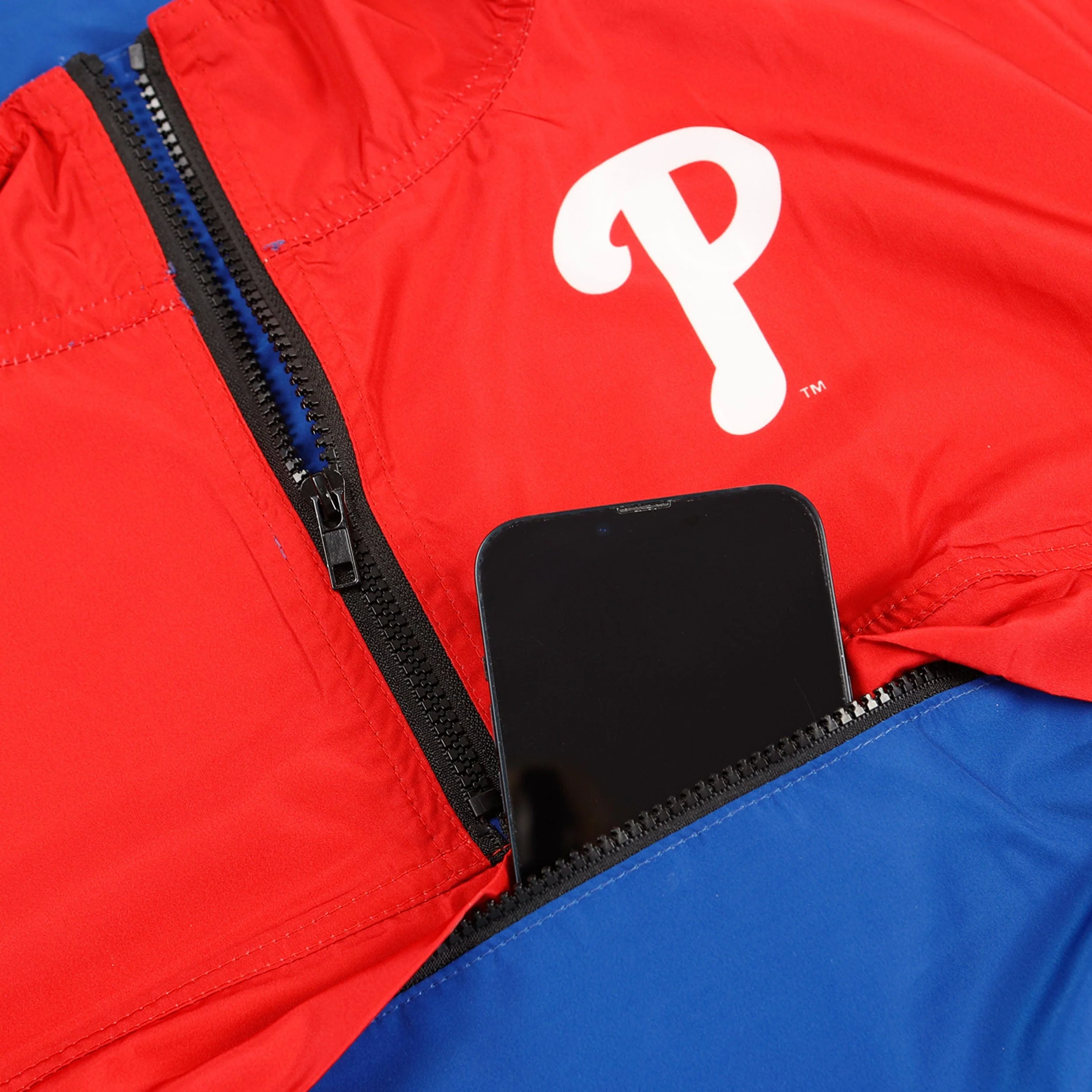 Philadelphia Phillies MLB Womens Winning Play Windbreaker - Image 3