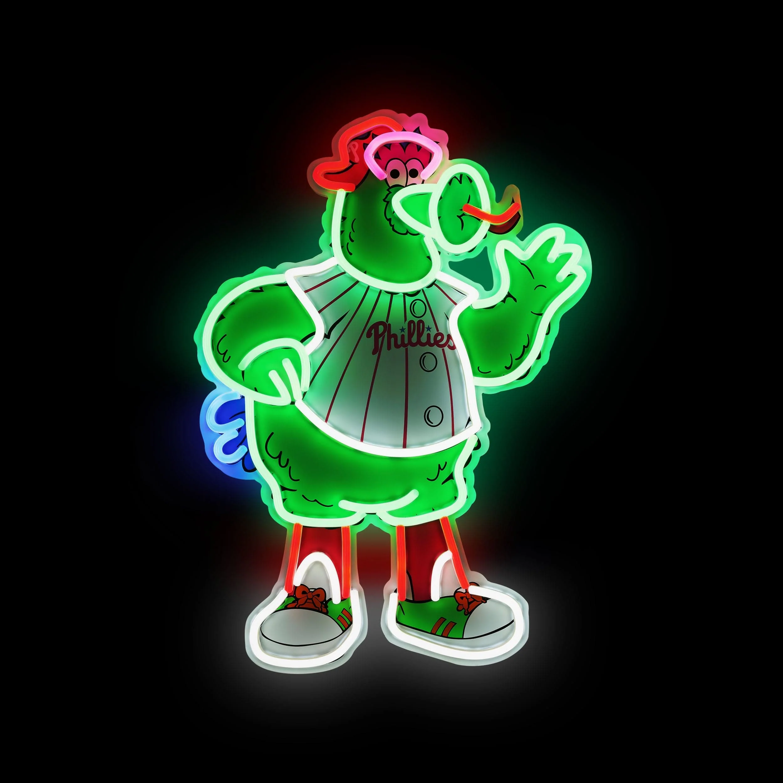 Phillie Phanatic Philadelphia Phillies MLB LED Neon Light Up Mascot Sign - Image 2