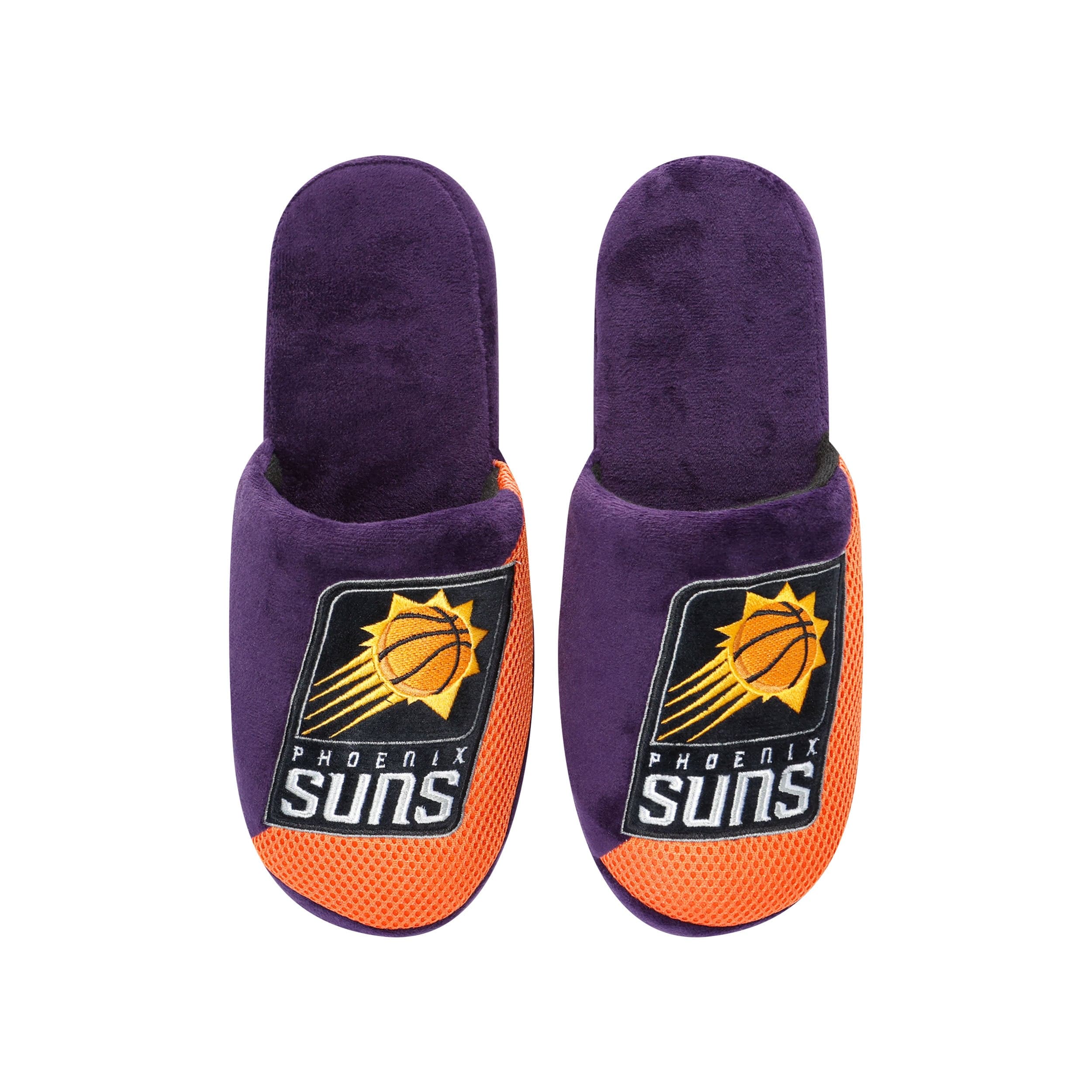Phoenix Suns NBA Mens Team Logo Staycation Slippers - Image 4