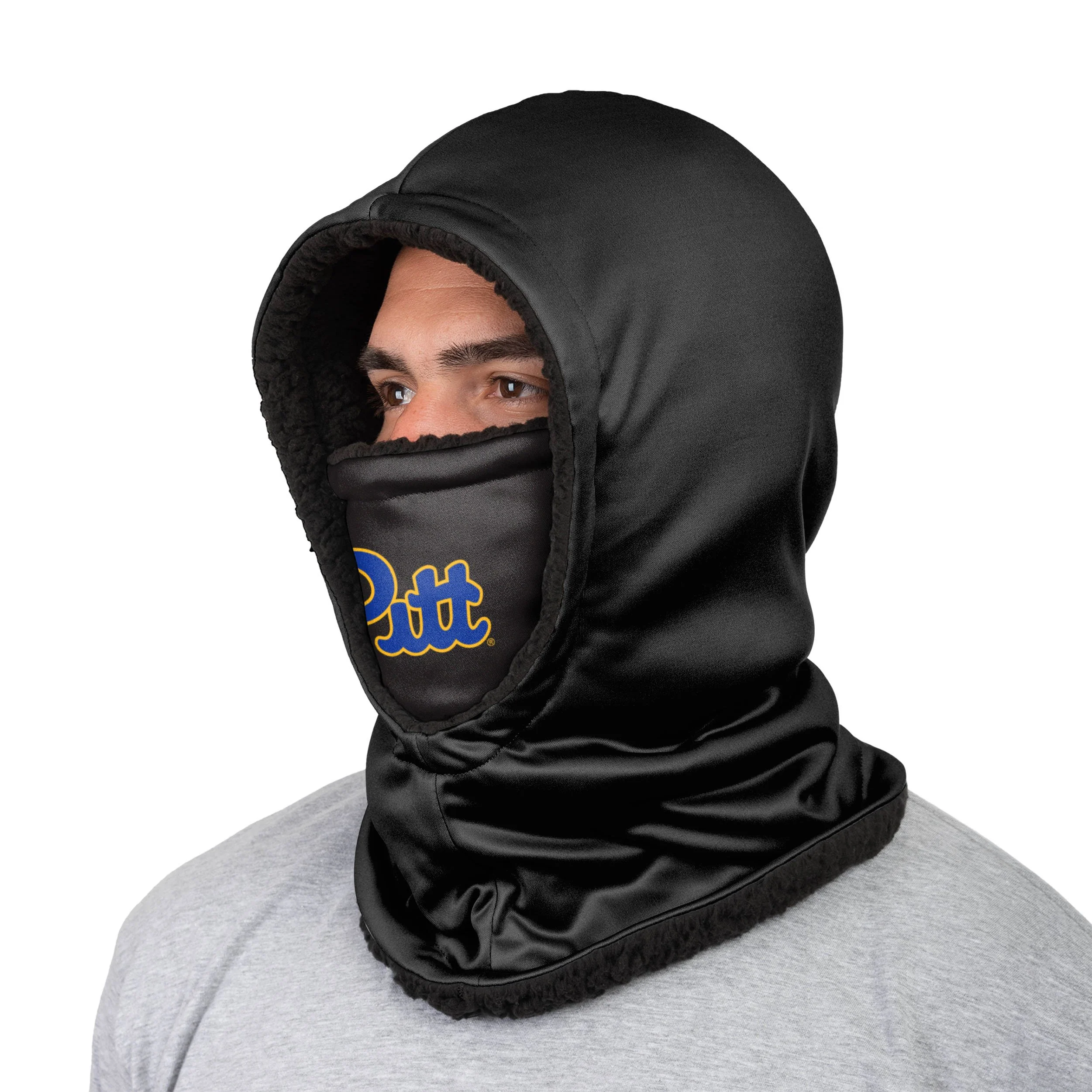 Pittsburgh Panthers NCAA Black Hooded Gaiter - Image 2