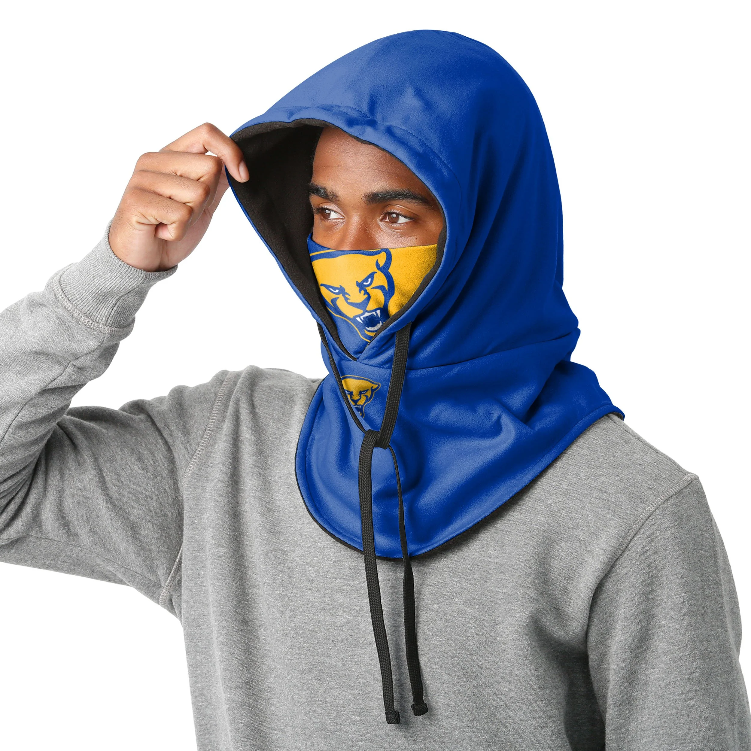 Pittsburgh Panthers NCAA Drawstring Hooded Gaiter - Image 3