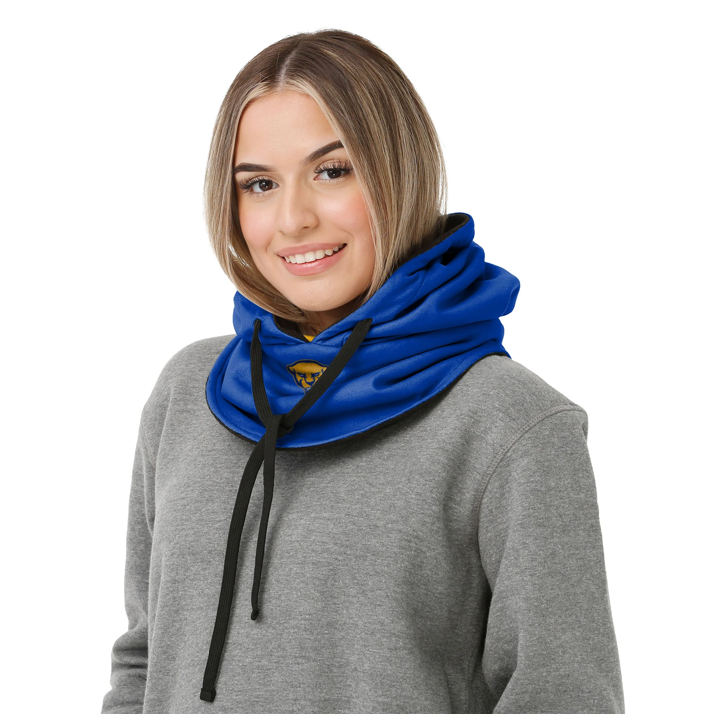 Pittsburgh Panthers NCAA Drawstring Hooded Gaiter - Image 4