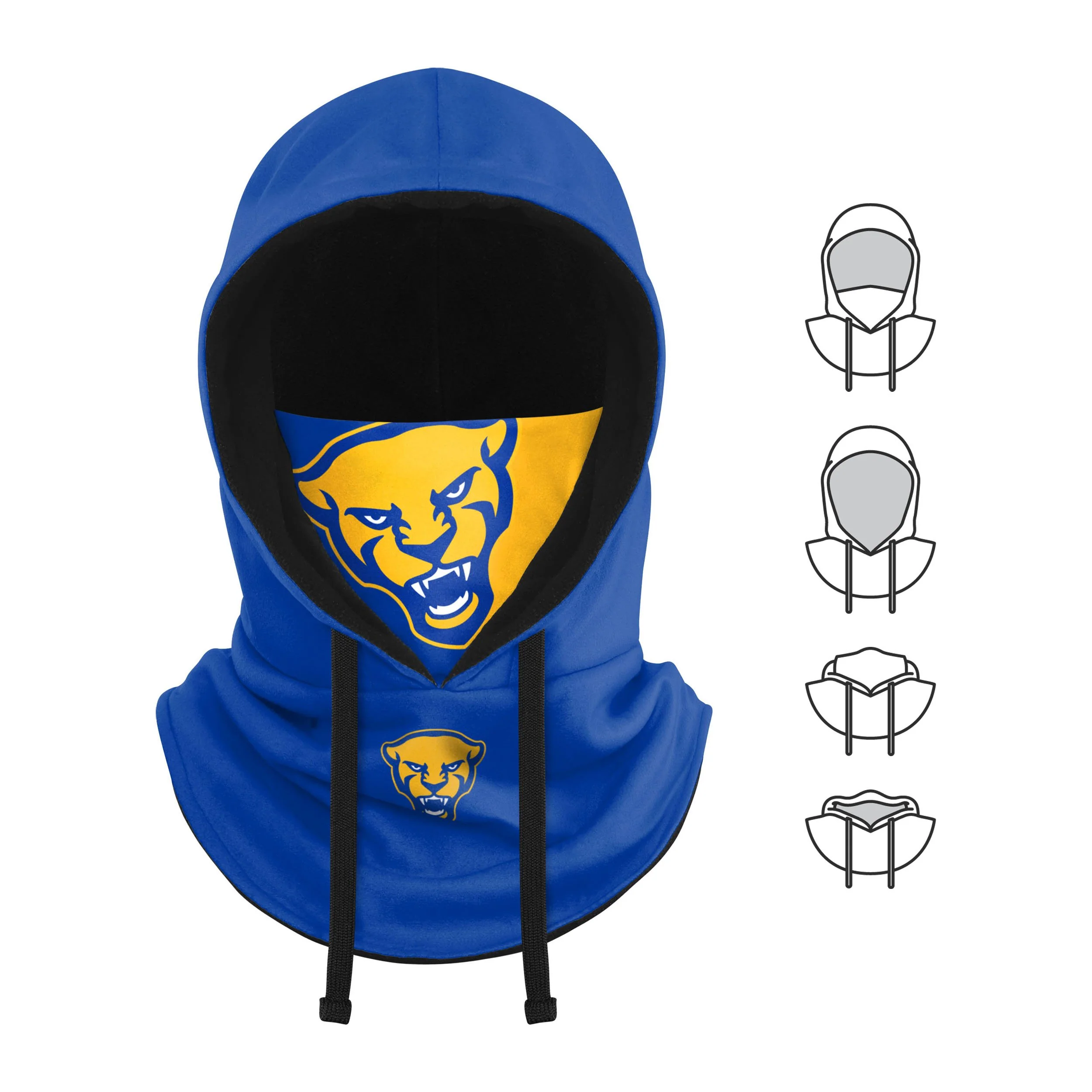 Pittsburgh Panthers NCAA Drawstring Hooded Gaiter - Image 5