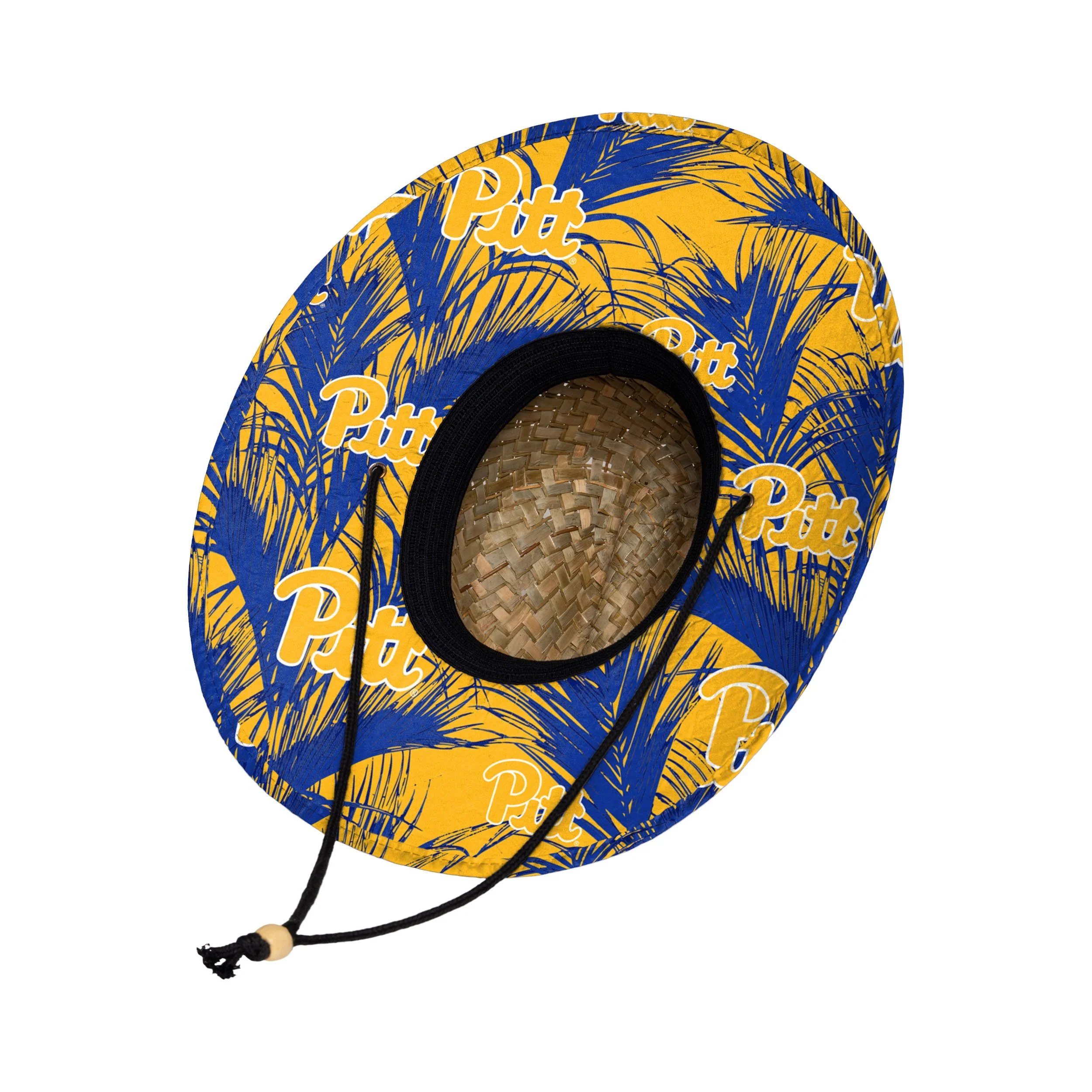 Pittsburgh Panthers NCAA Floral Straw Hat - Image 2