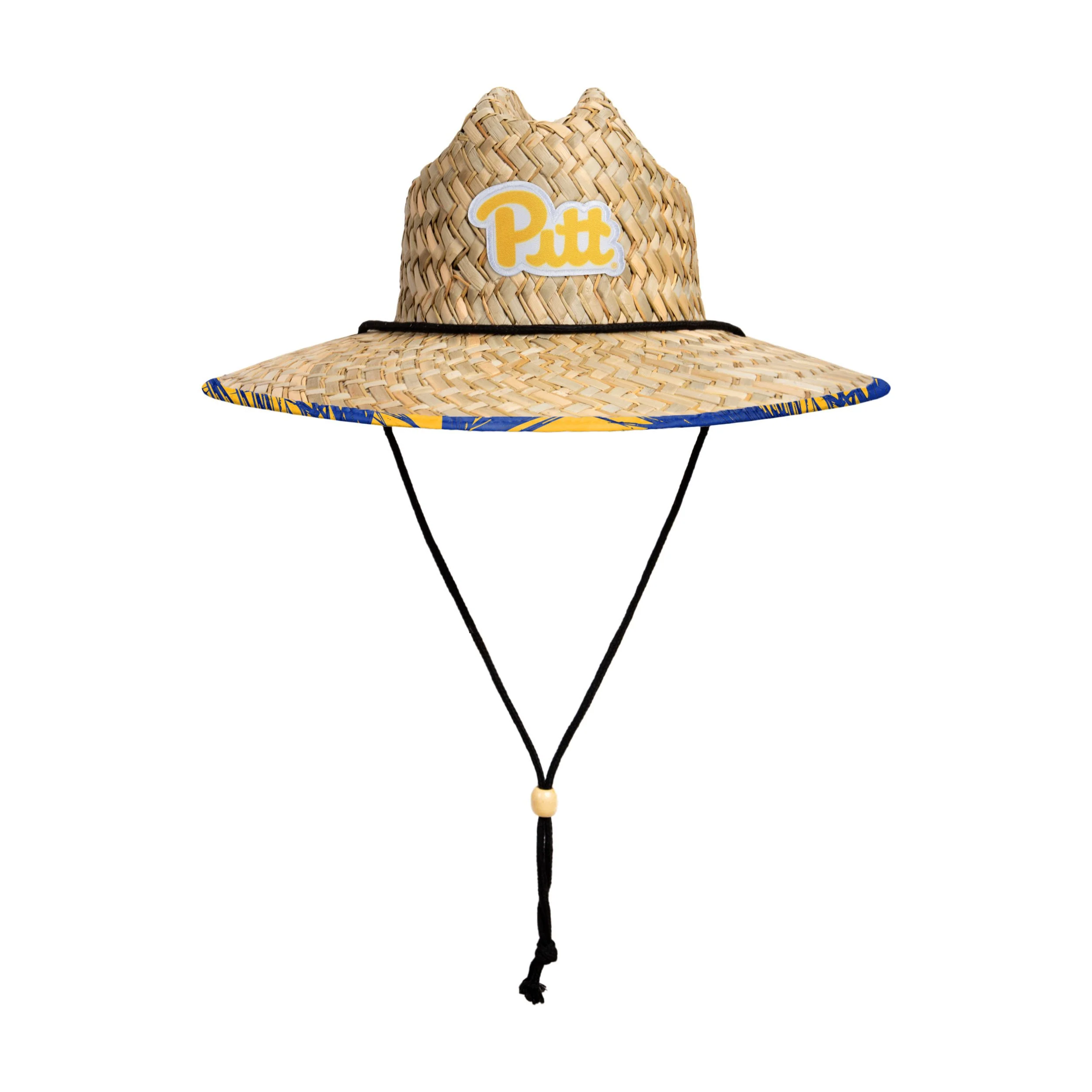 Pittsburgh Panthers NCAA Floral Straw Hat - Image 3