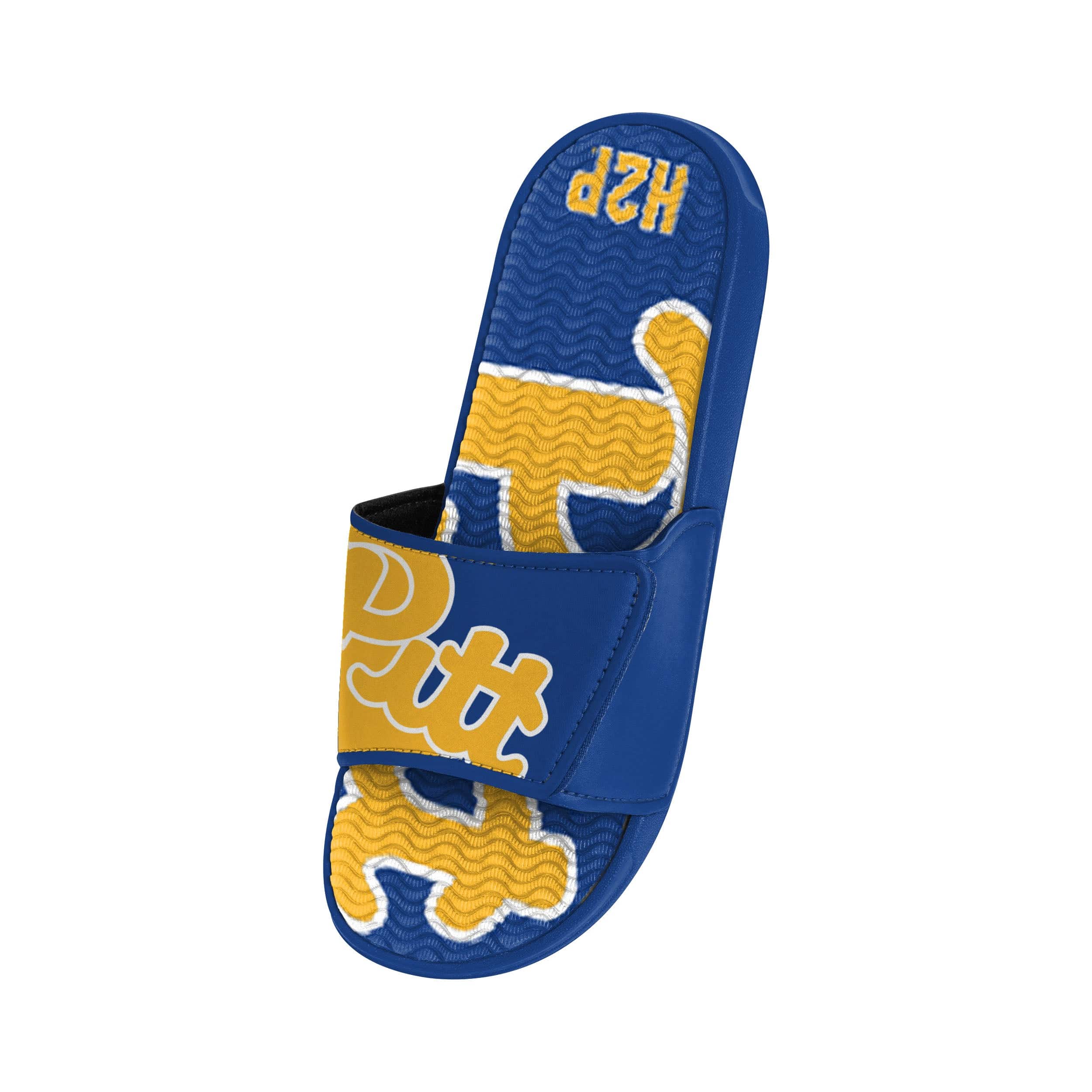 Pittsburgh Panthers NCAA Mens Colorblock Big Logo Gel Slide - Image 3