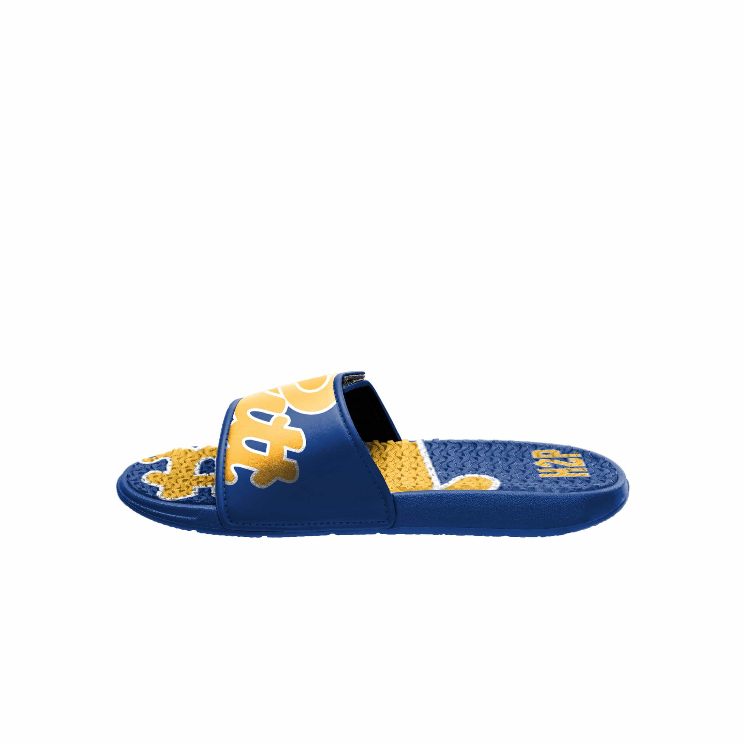 Pittsburgh Panthers NCAA Mens Colorblock Big Logo Gel Slide - Image 4