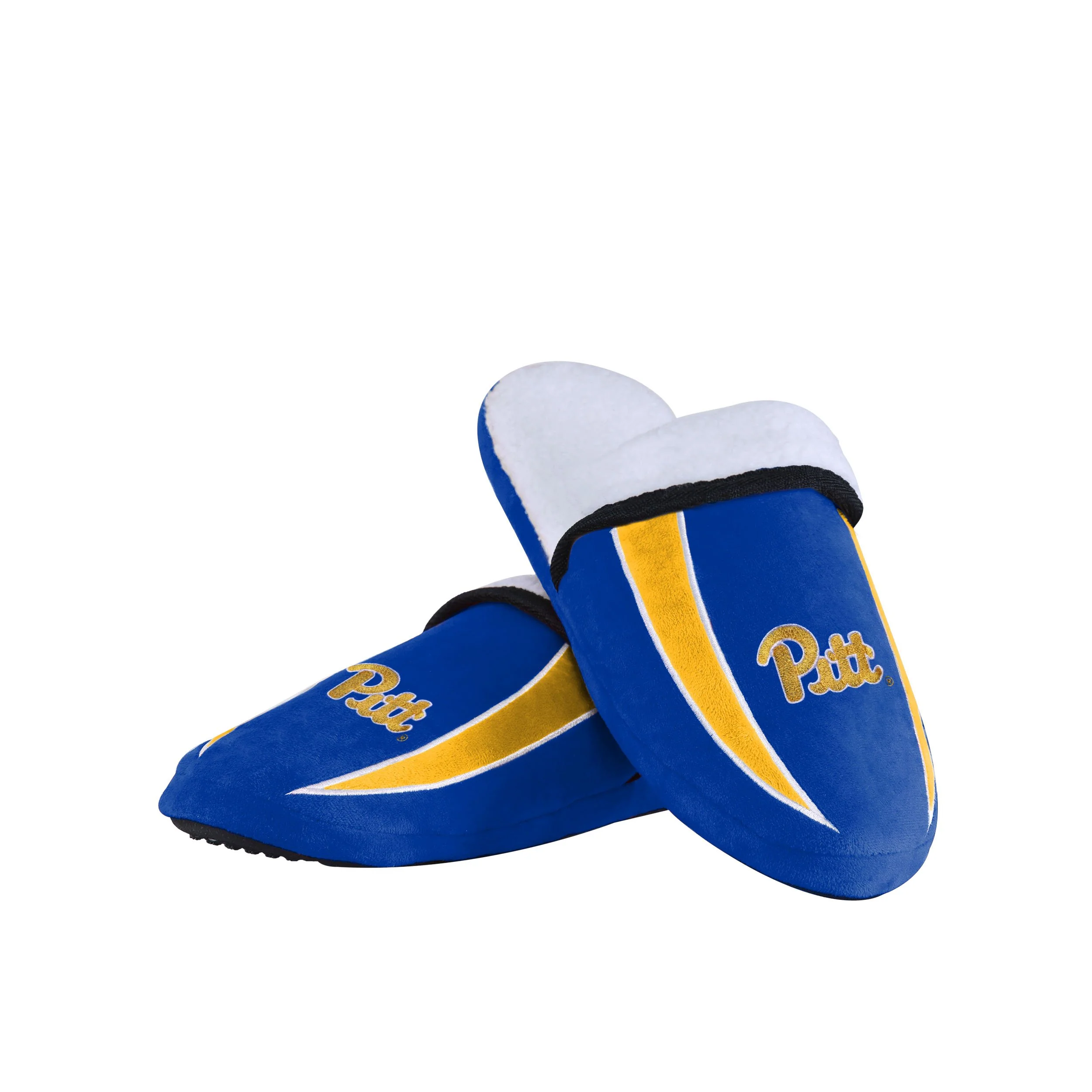Pittsburgh Panthers NCAA Mens Sherpa Slide Slippers