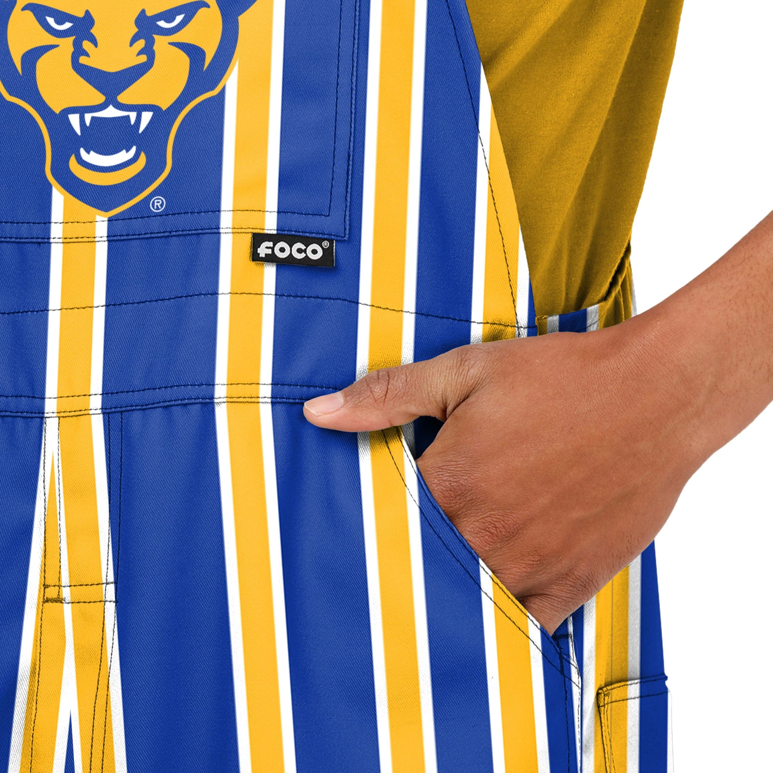 Pittsburgh Panthers NCAA Mens Sideline Spirit Bib Overalls - Image 5