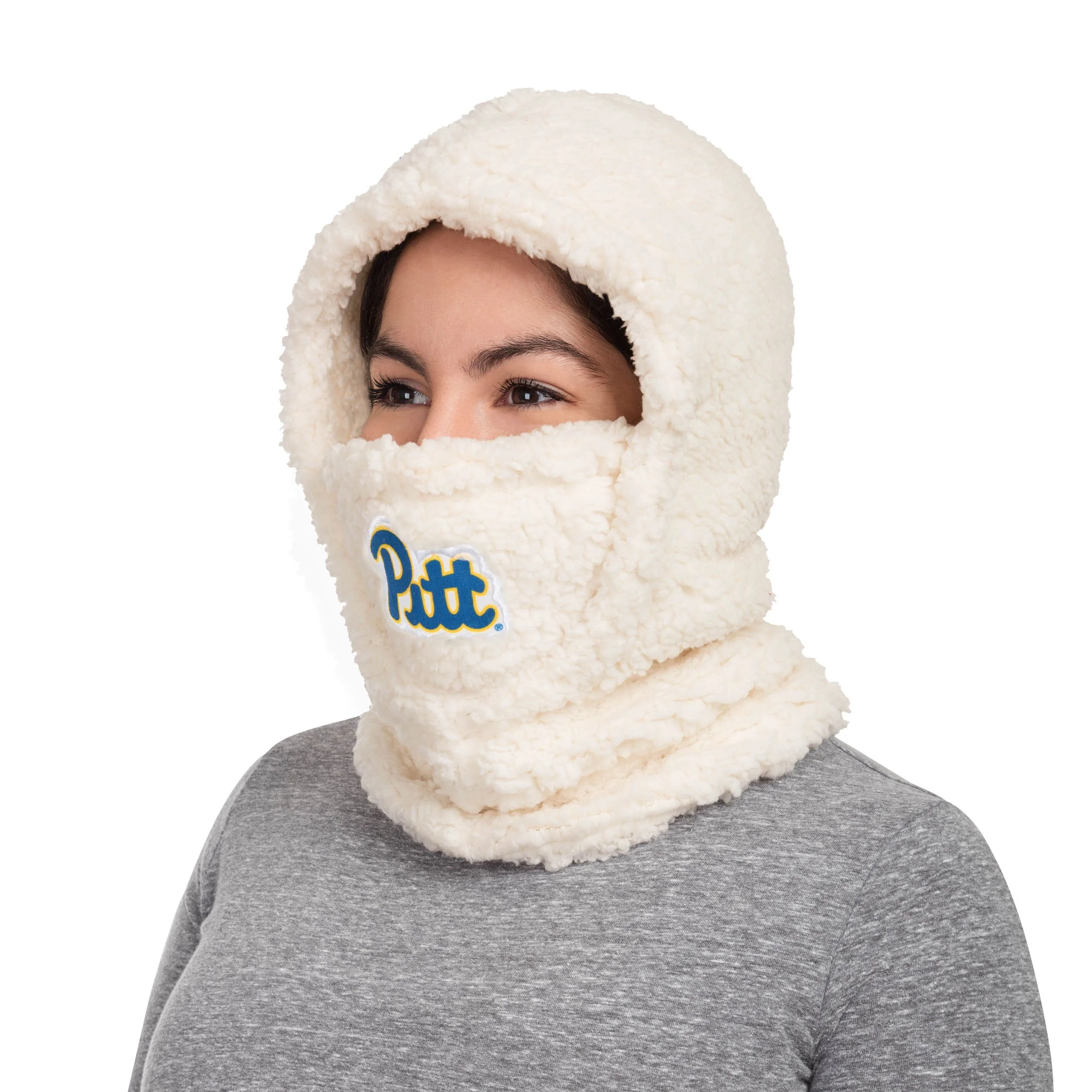 Pittsburgh Panthers NCAA Sherpa Hooded Gaiter - Image 2