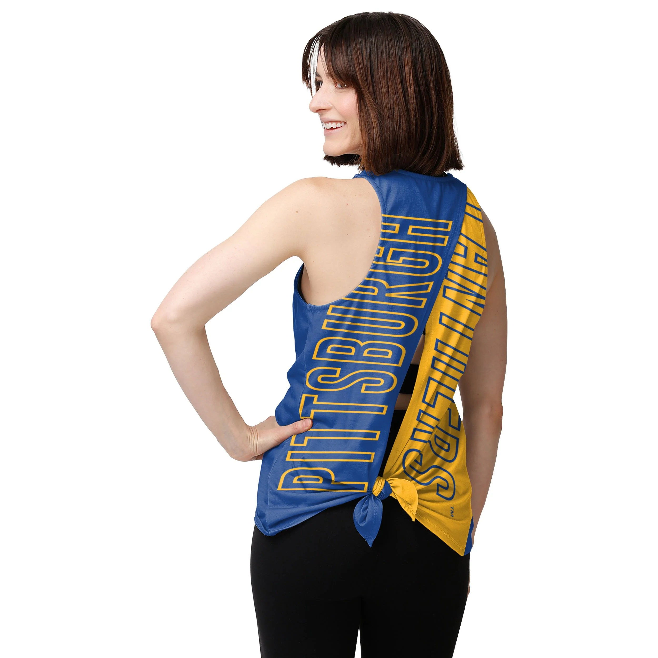 Pittsburgh Panthers NCAA Womens Tie-Breaker Sleeveless Top