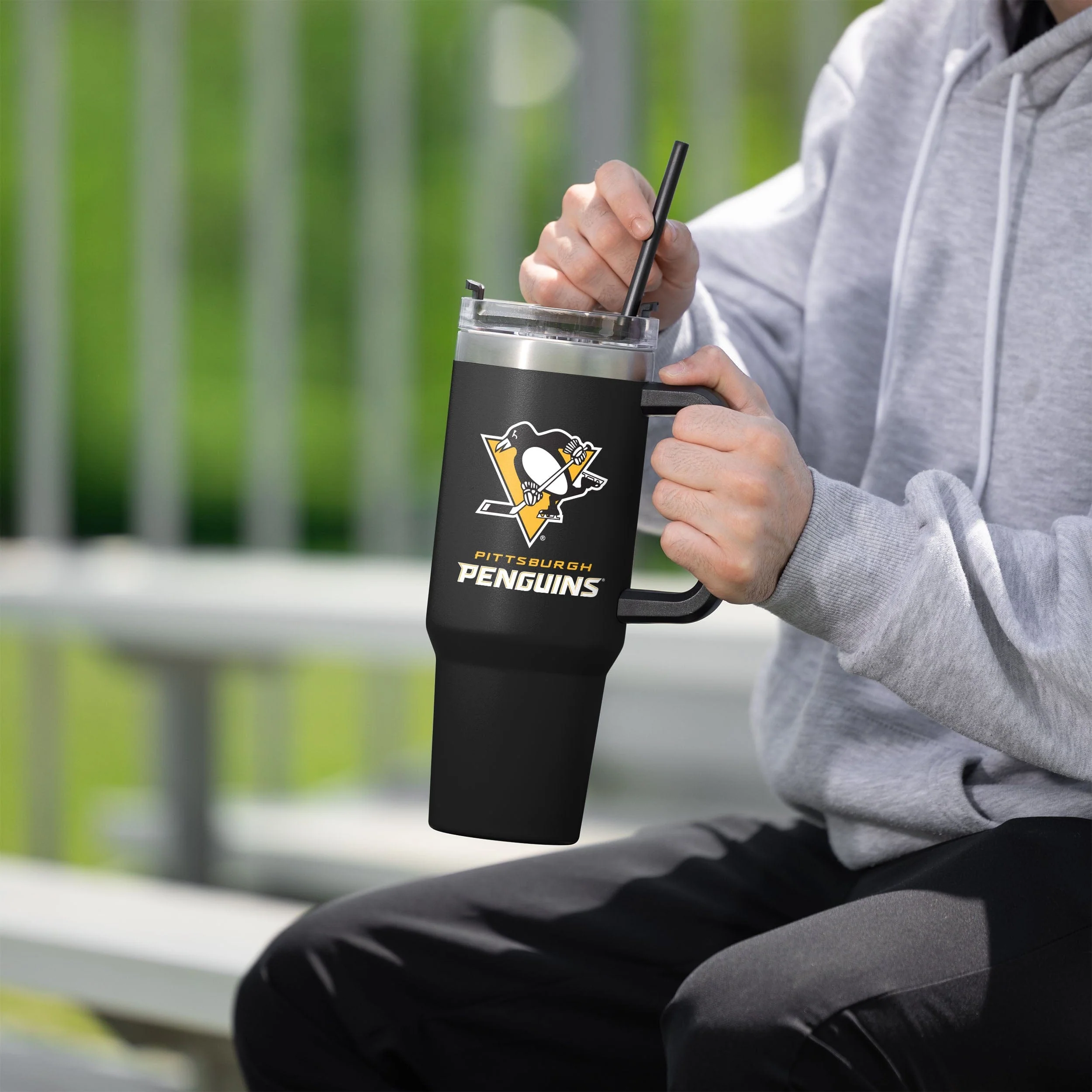 Pittsburgh Penguins NHL 40 oz XL Tumbler - Image 4