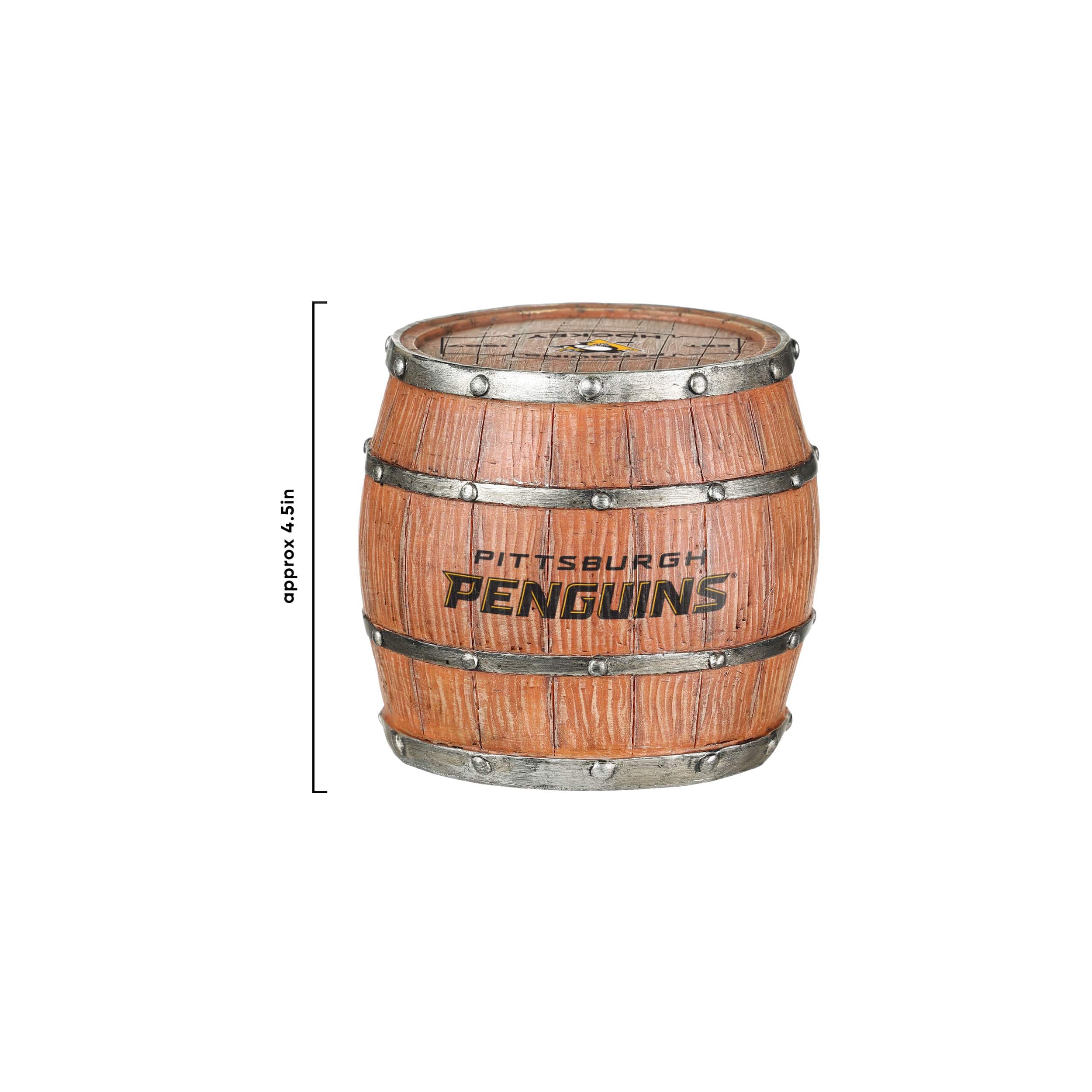 Pittsburgh Penguins NHL 5 Pack Barrel Coaster Set - Image 4