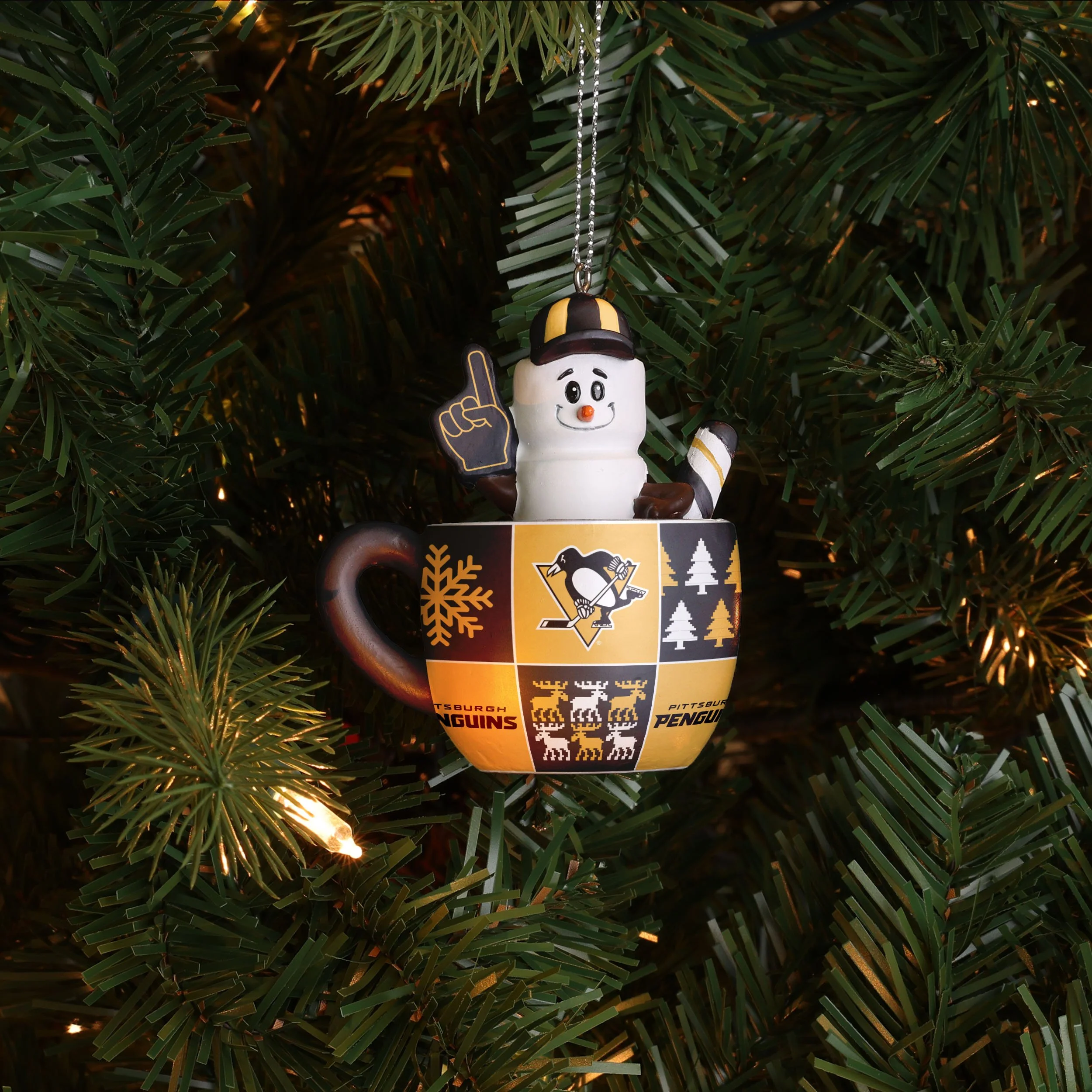 Pittsburgh Penguins NHL Smores Mug Ornament - Image 2