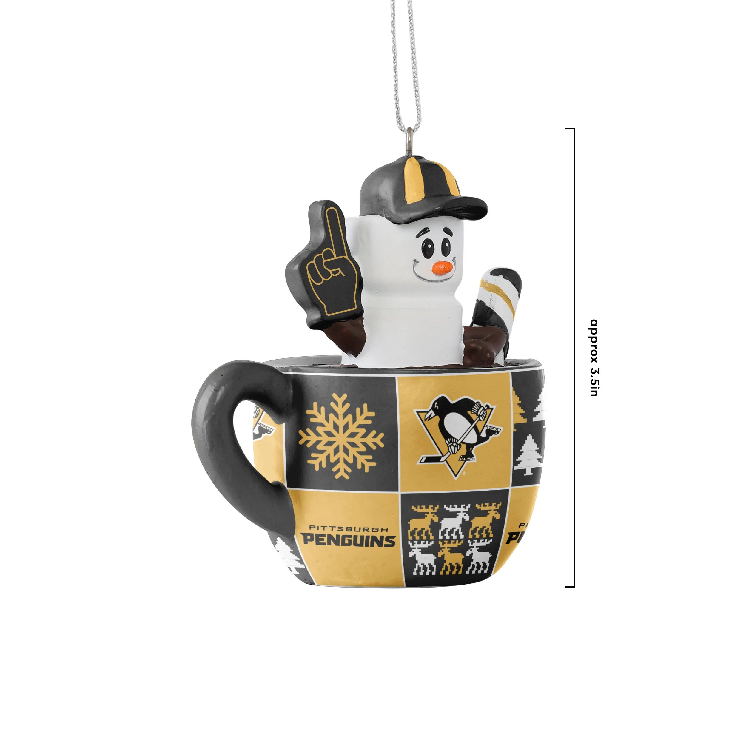 Pittsburgh Penguins NHL Smores Mug Ornament - Image 3