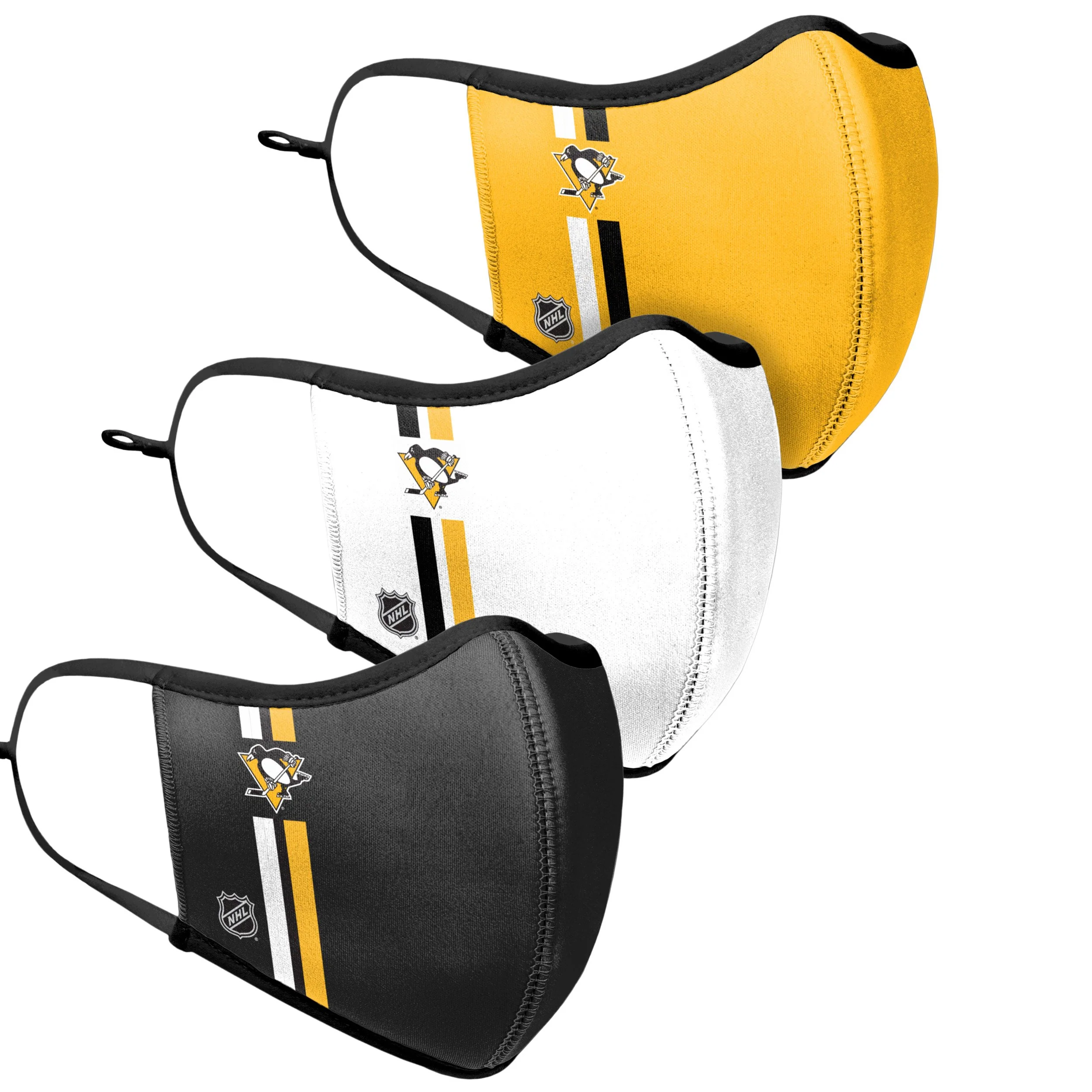 Pittsburgh Penguins NHL Sport 3 Pack Face Cover - Image 3