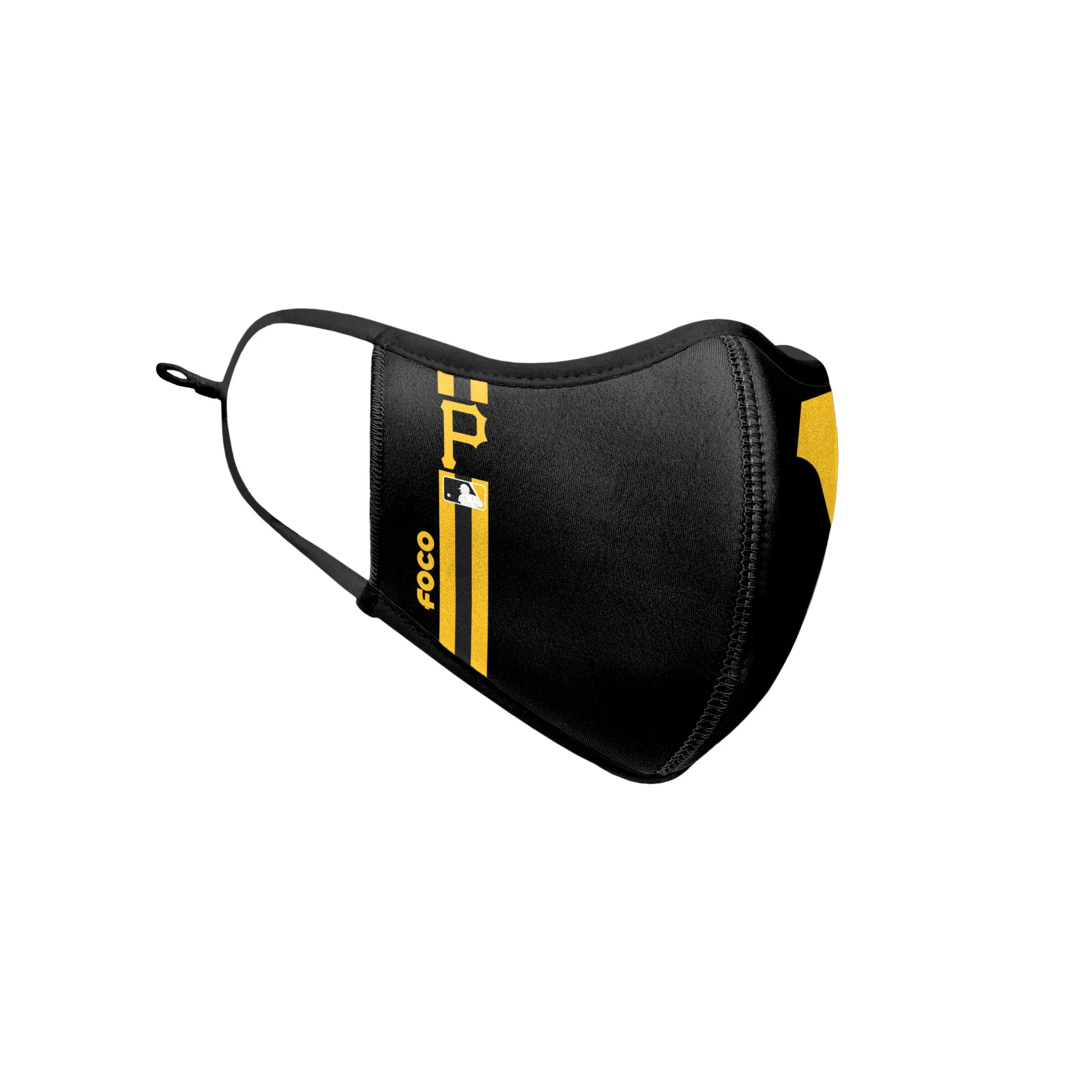 Pittsburgh Pirates MLB On-Field Adjustable Black Sport Face Cover - Image 3
