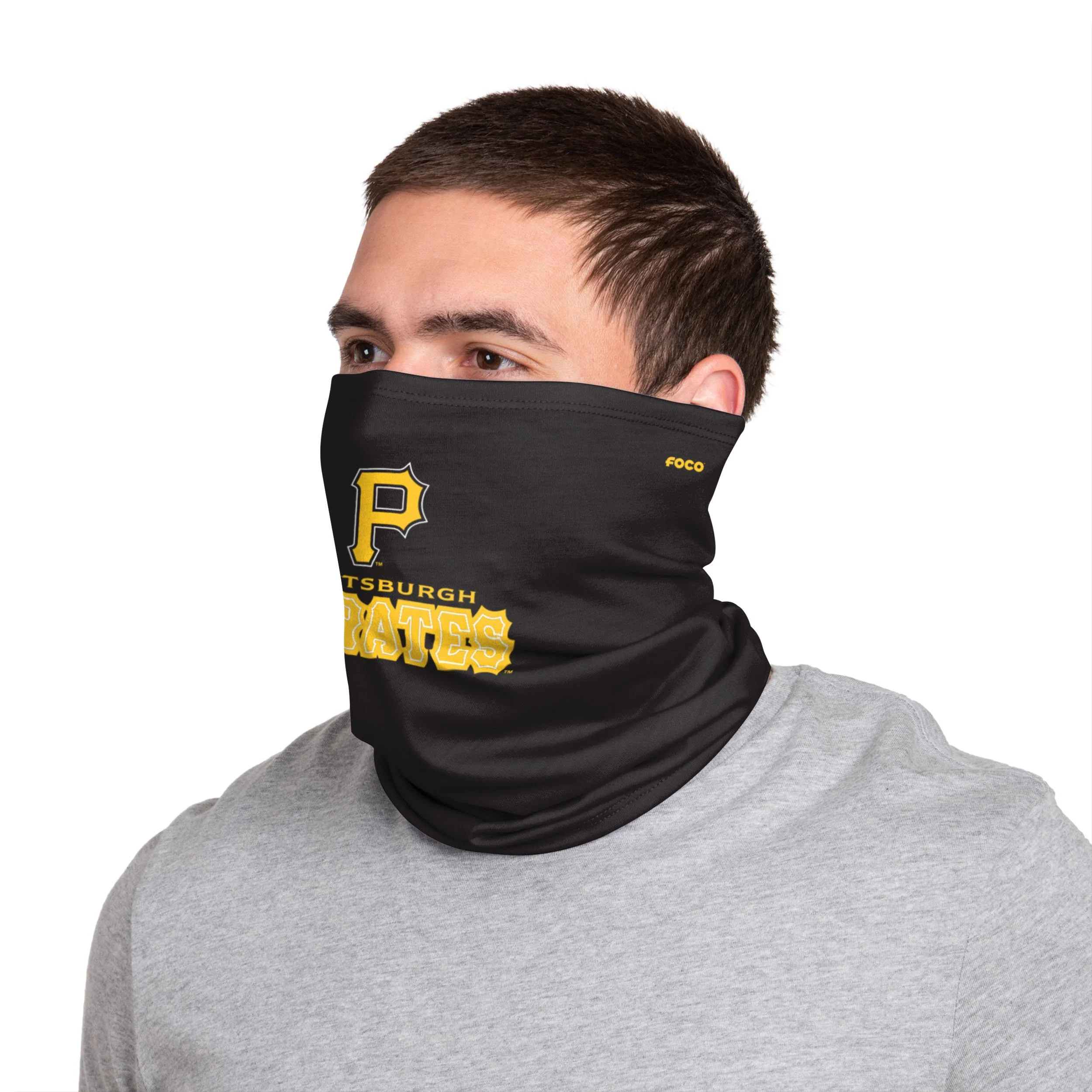 Pittsburgh Pirates MLB Team Logo Stitched Gaiter Scarf - Image 4