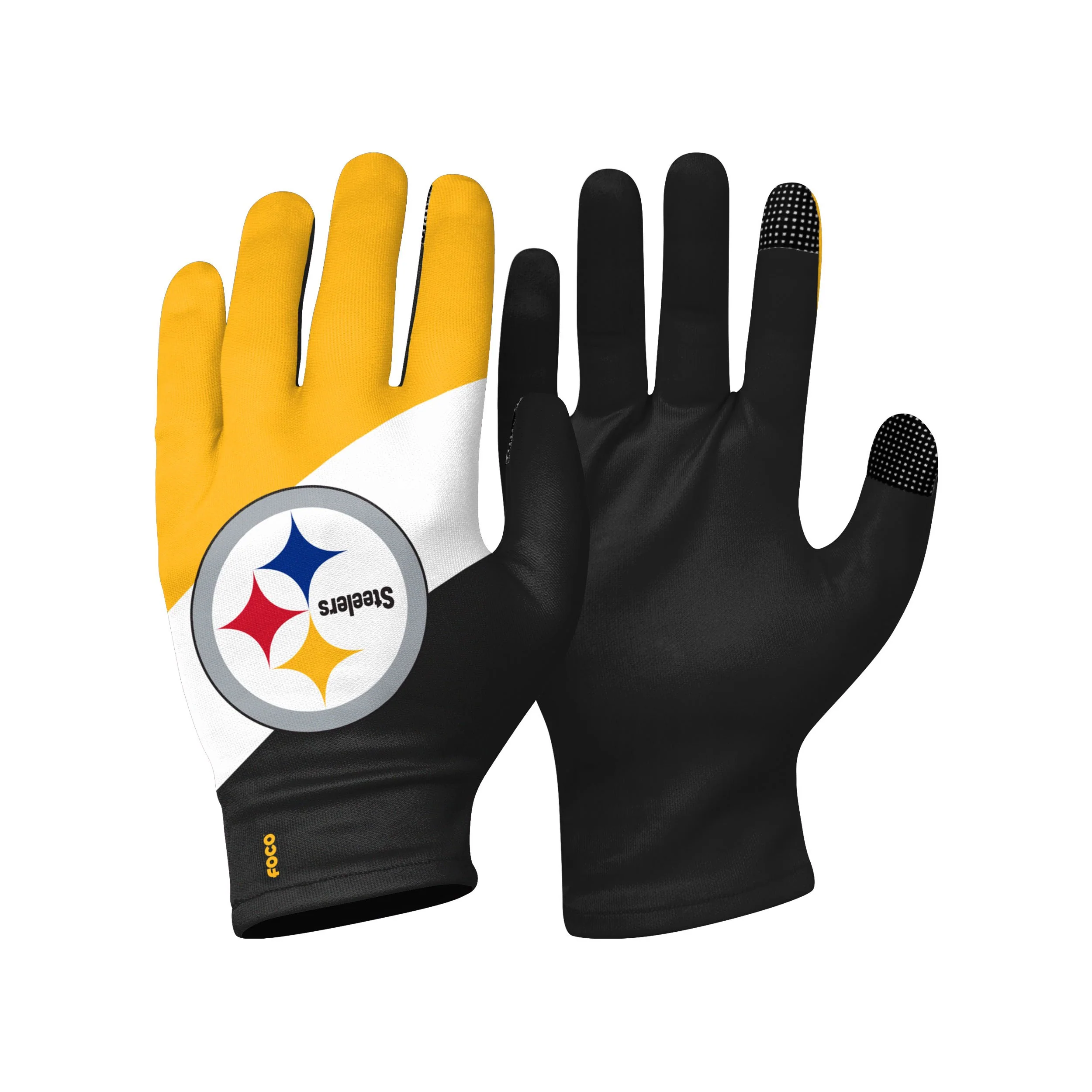 Pittsburgh Steelers NFL 2 Pack Reusable Stretch Gloves - Image 3