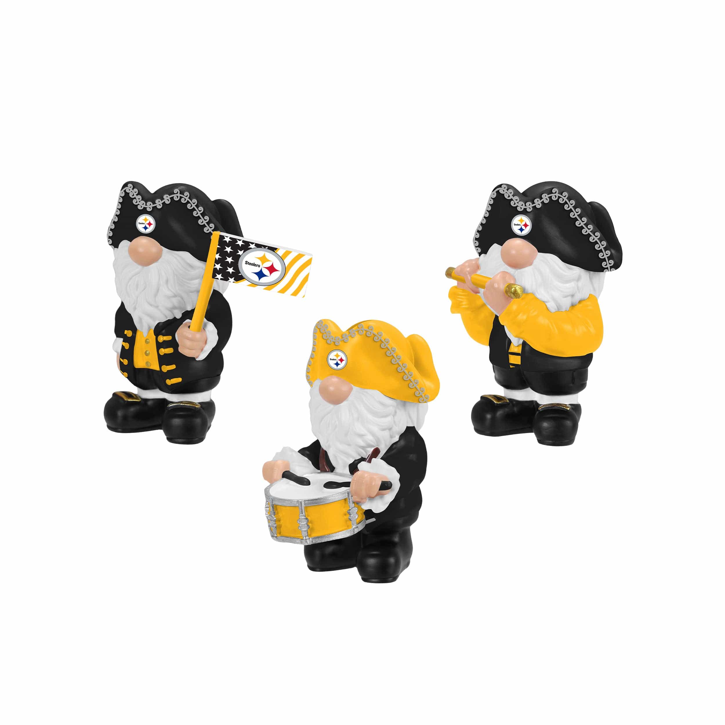 Pittsburgh Steelers NFL 3 Pack Americana Mini Gnome Set - Image 3