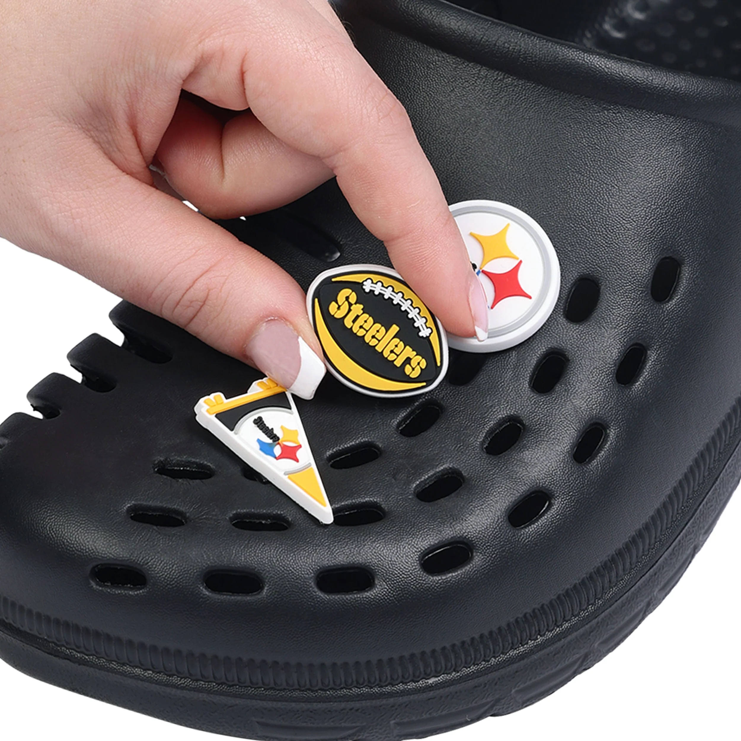 Pittsburgh Steelers NFL 6 Pack Team Clog Charms - Image 3