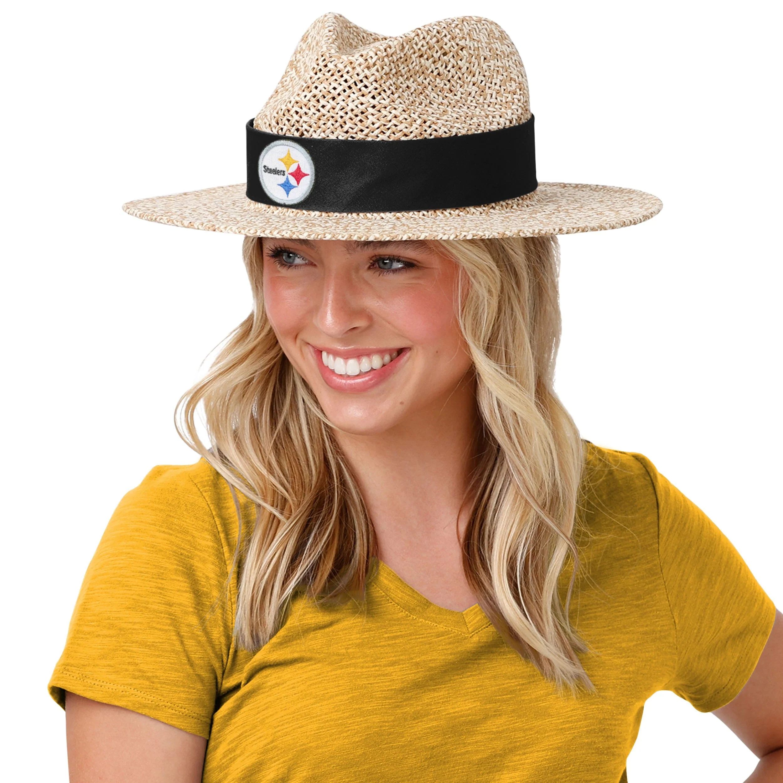 Pittsburgh Steelers NFL Band Straw Hat - Image 5