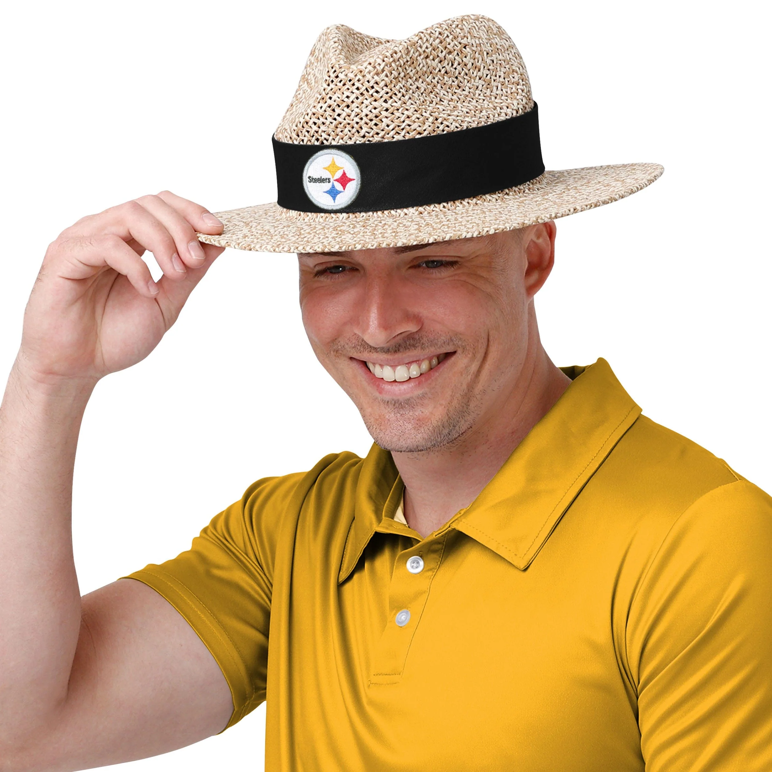Pittsburgh Steelers NFL Band Straw Hat - Image 6