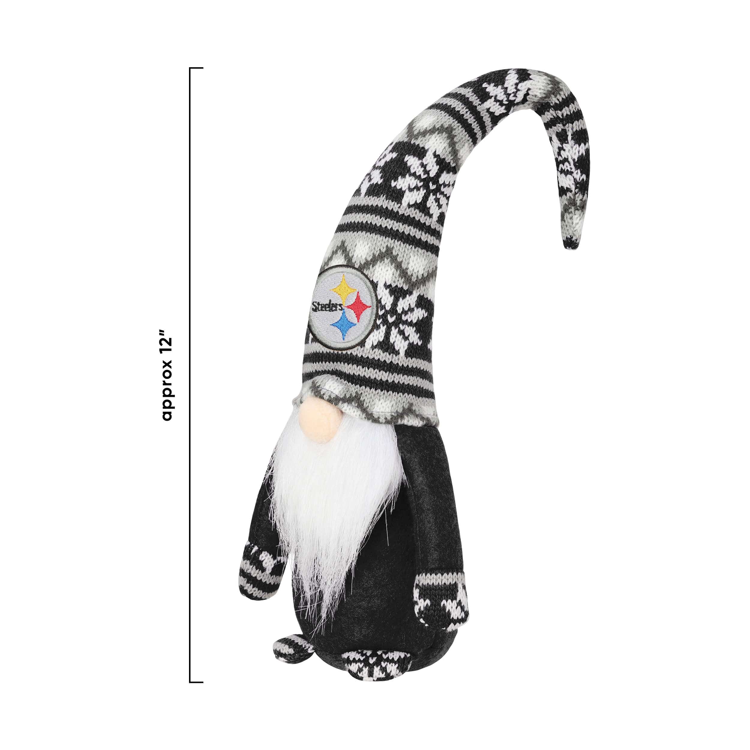 Pittsburgh Steelers NFL Bent Hat Plush Gnome - Image 3