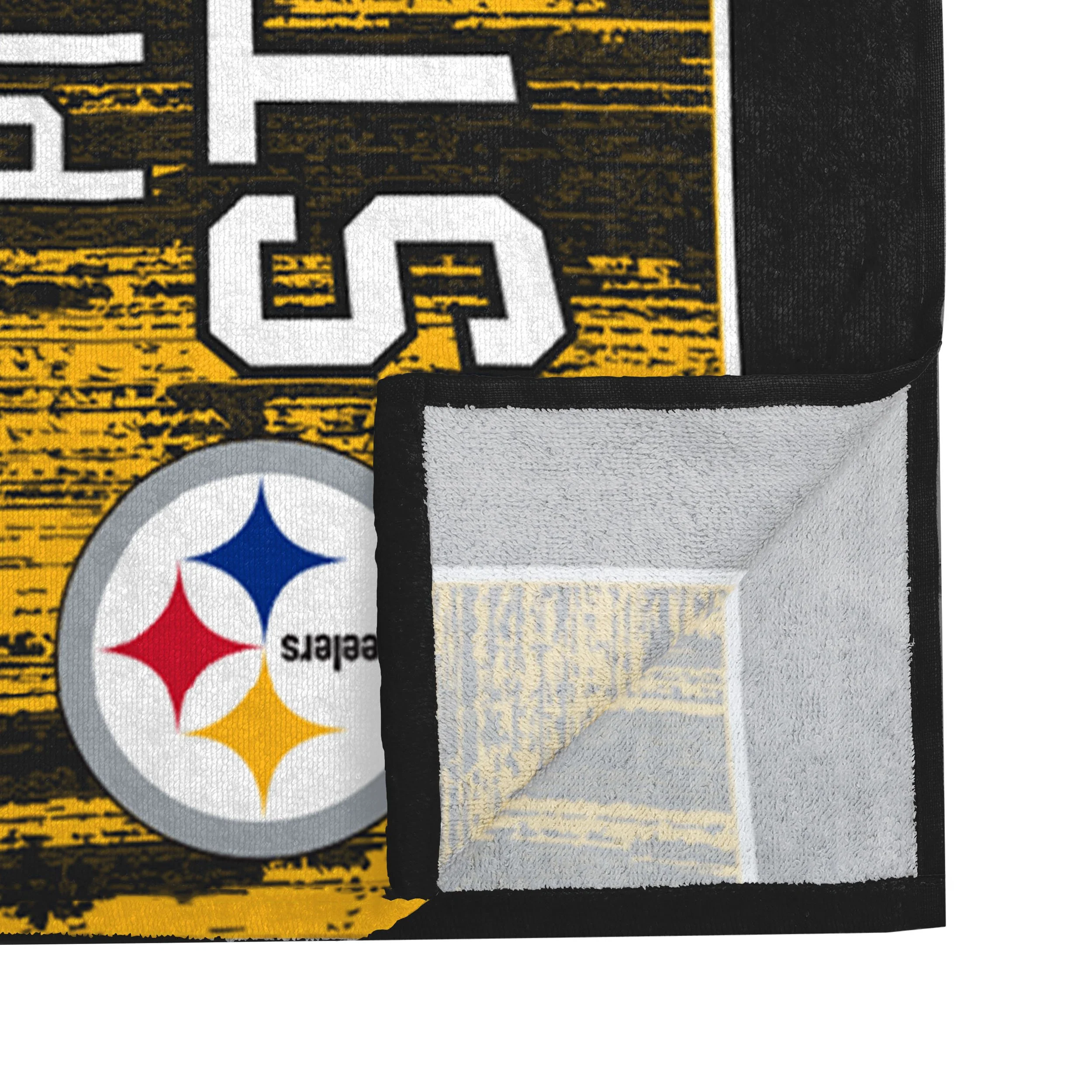 Pittsburgh Steelers NFL Big Logo Beach Towel - Image 4