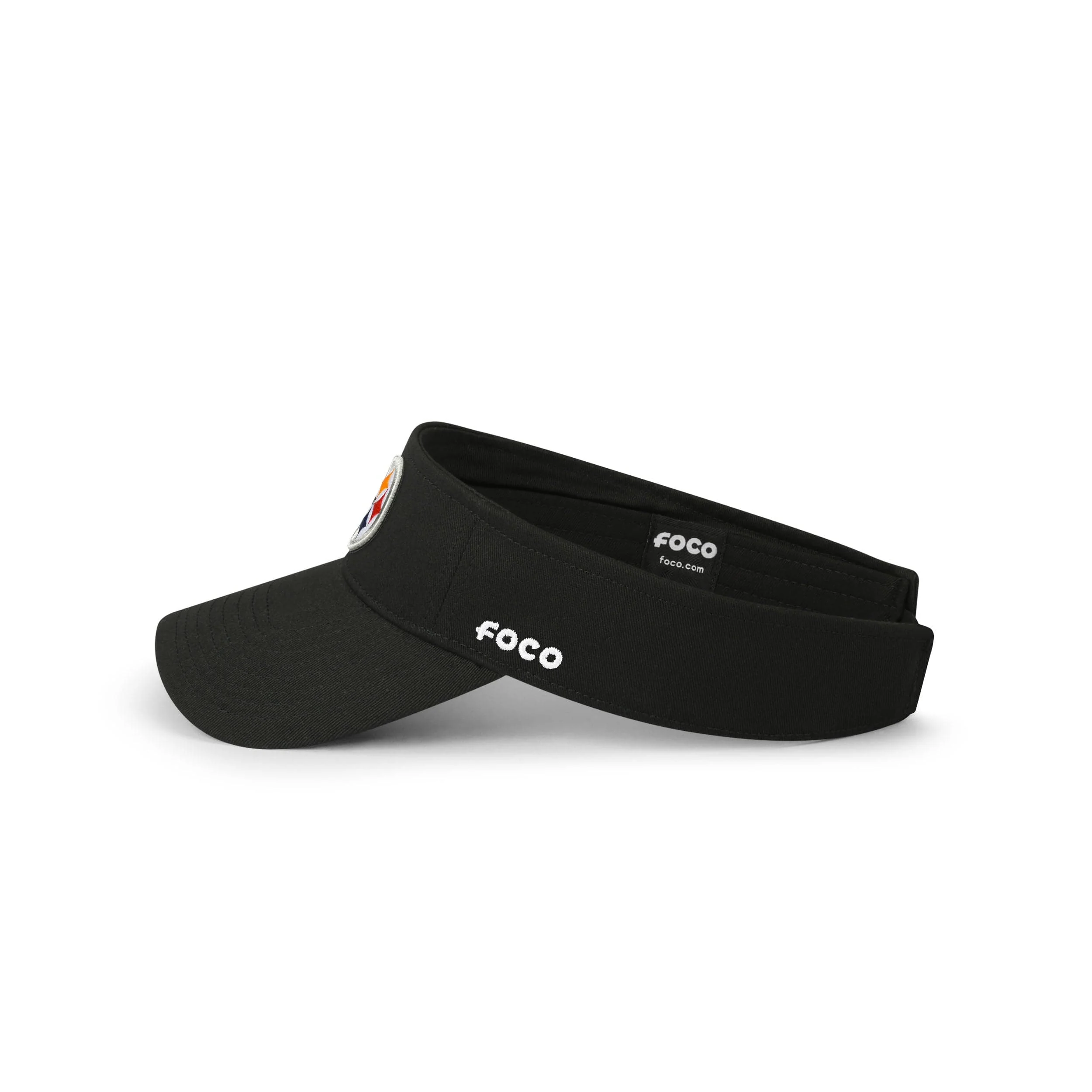 Pittsburgh Steelers NFL Black Primary Logo Visor - Image 2