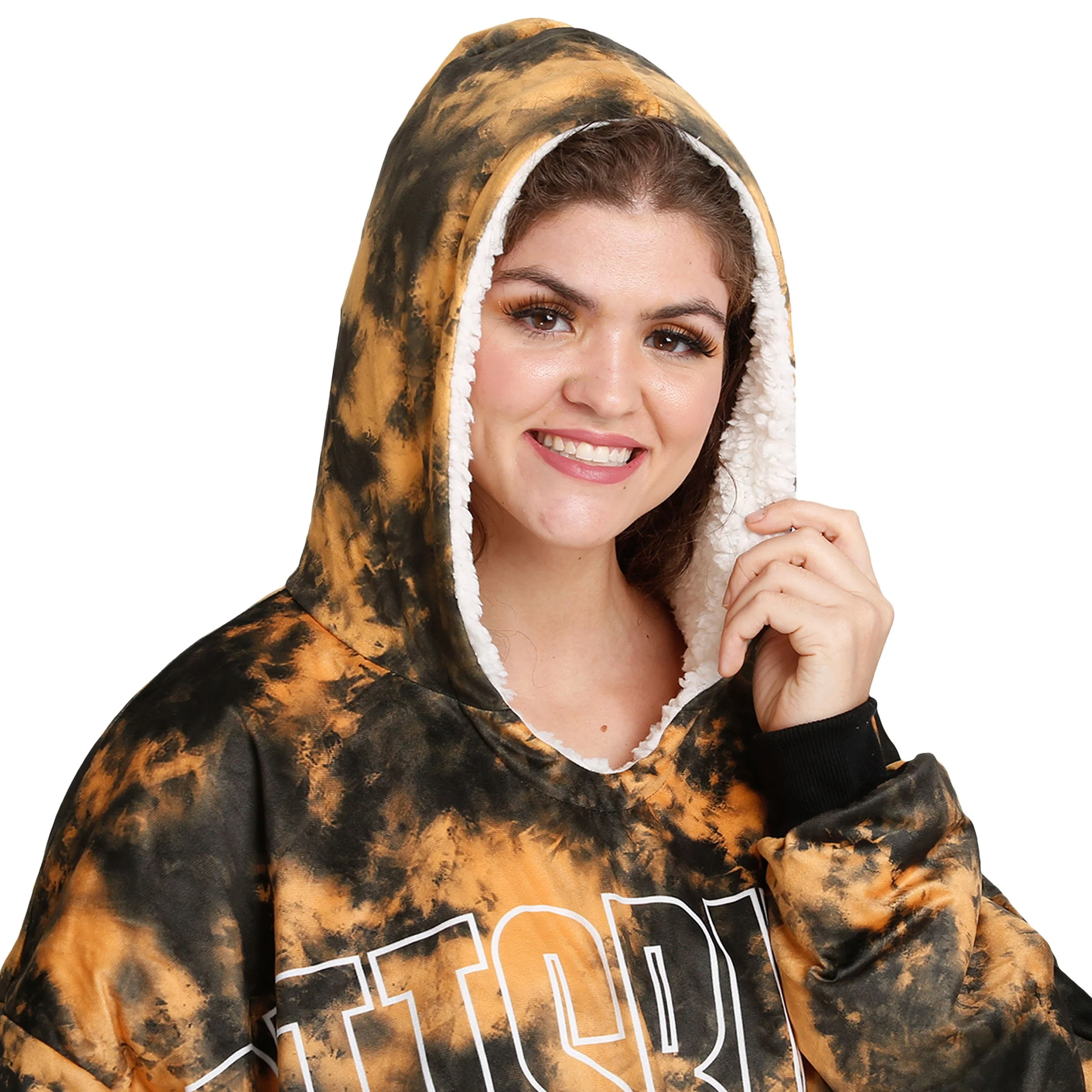 Pittsburgh Steelers NFL Bold Logo Camo Hoodeez - Image 6