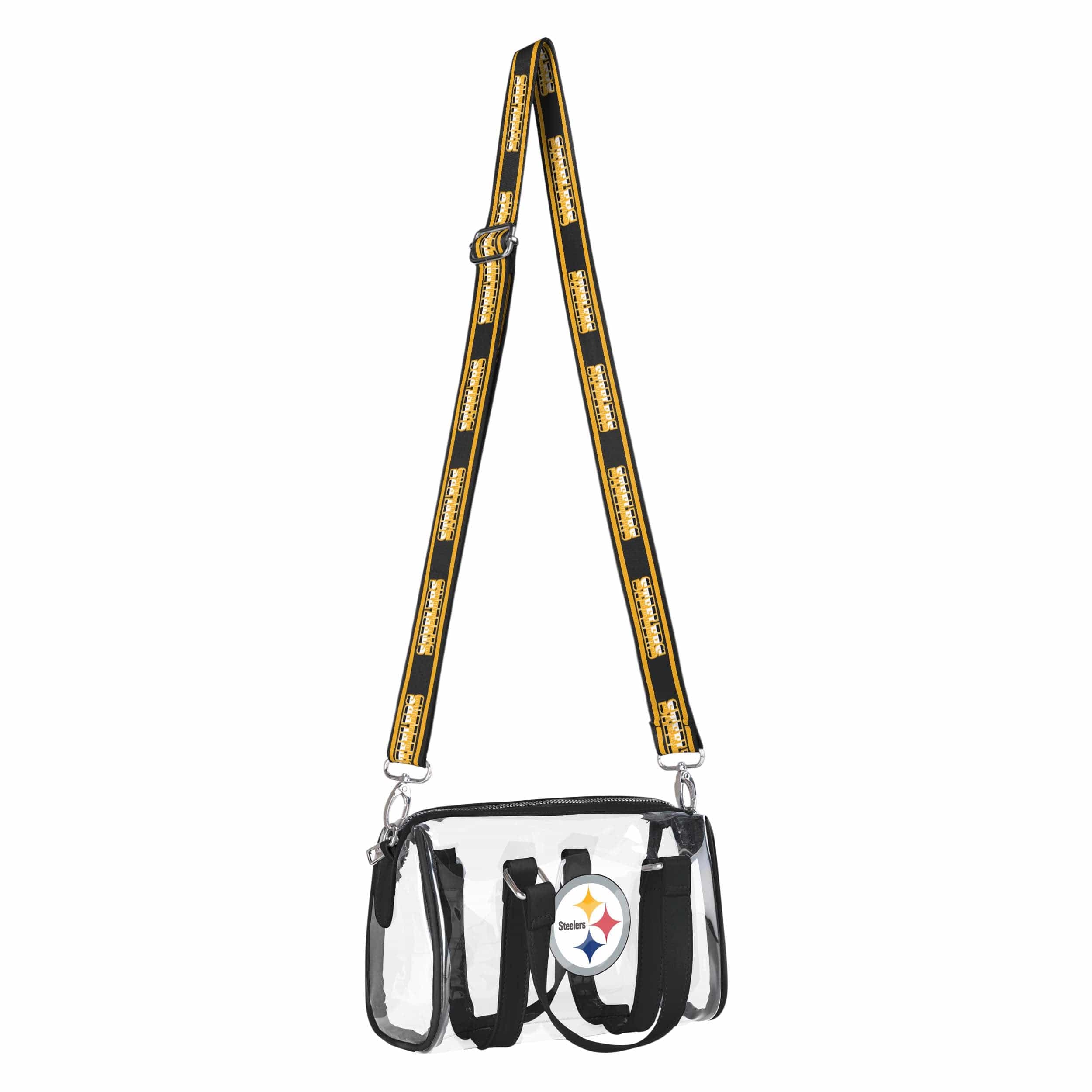 Pittsburgh Steelers NFL Clear Barrel Bag - Image 2