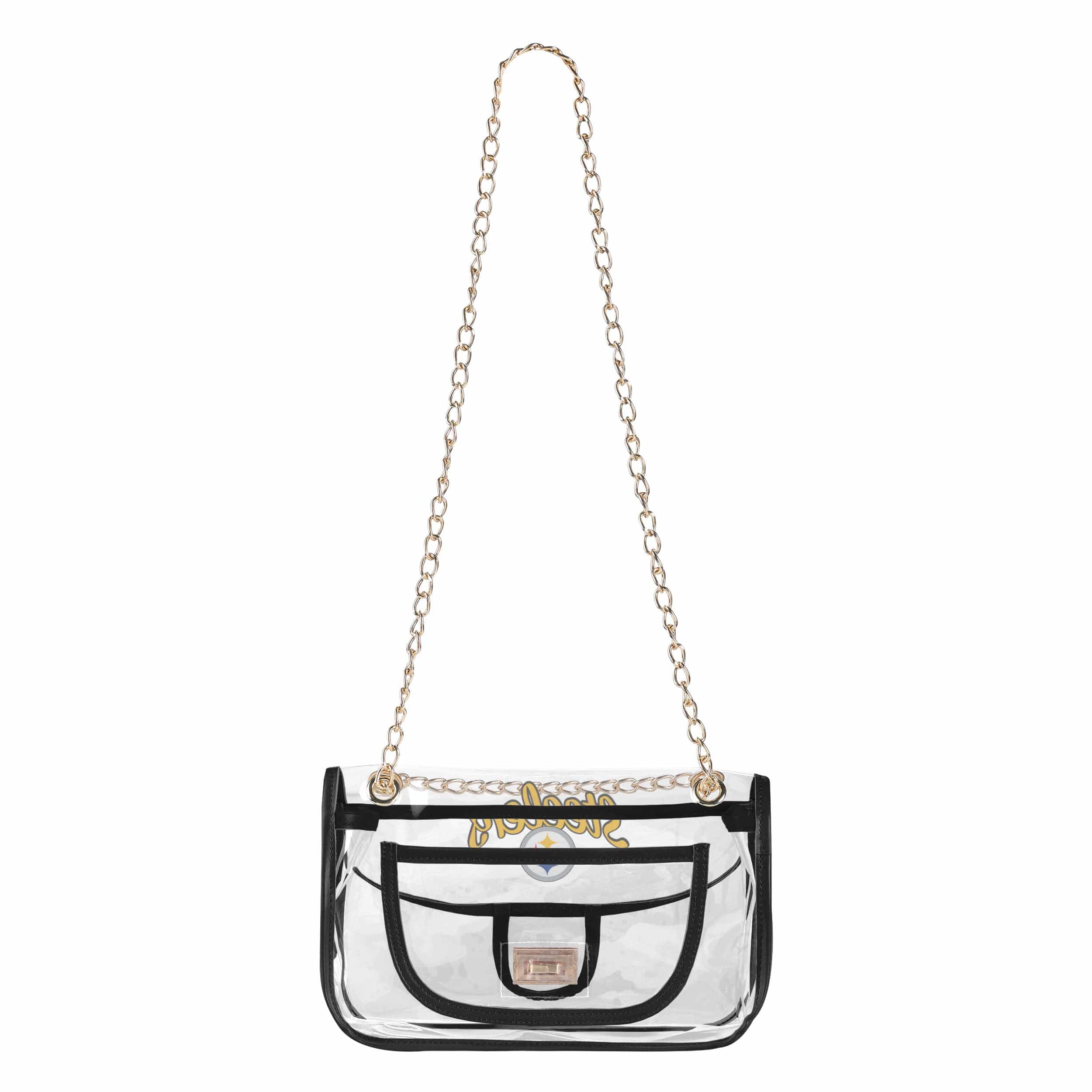 Pittsburgh Steelers NFL Clear Crossbody Chain Bag - Image 4