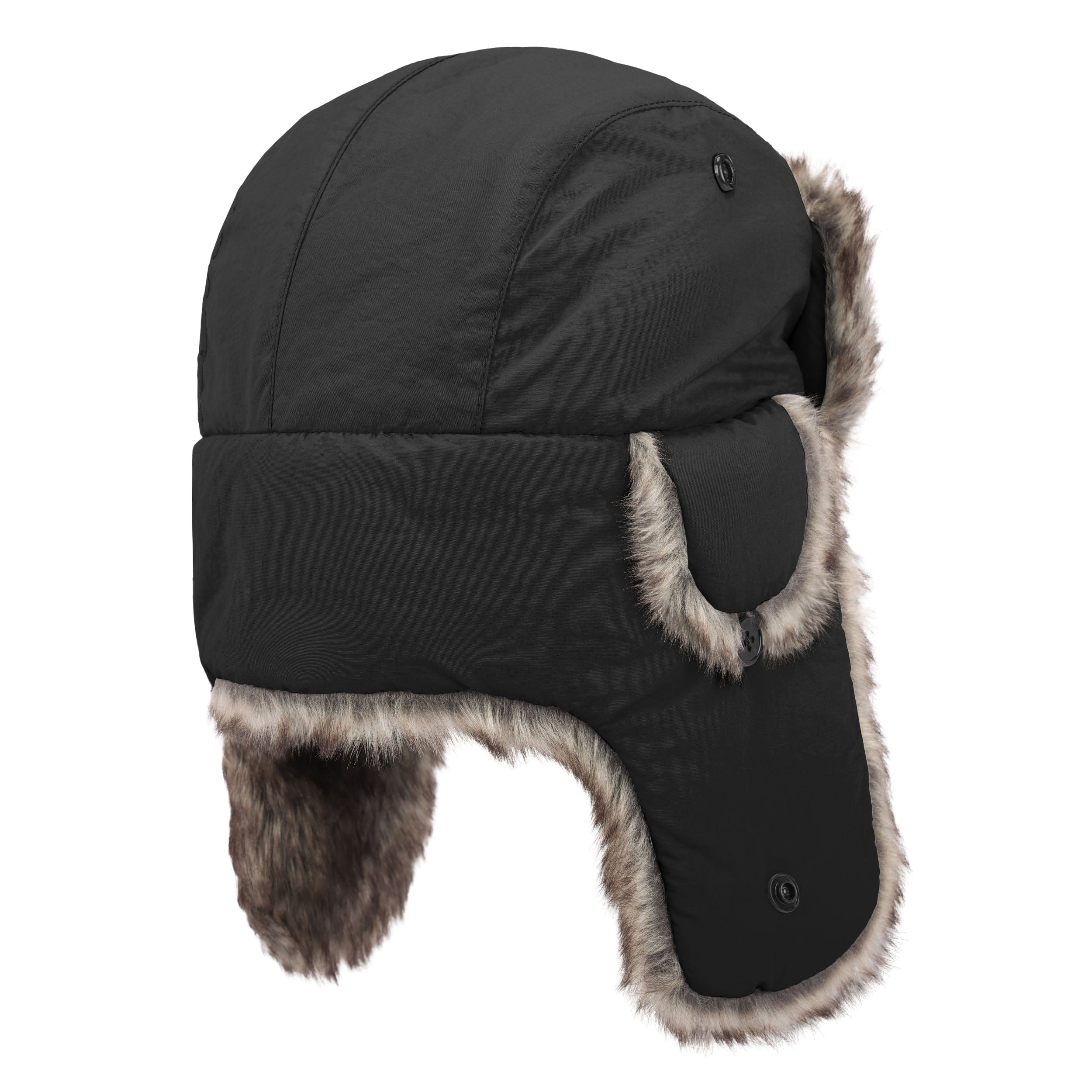Pittsburgh Steelers NFL Faux Fur Trapper Hat - Image 5