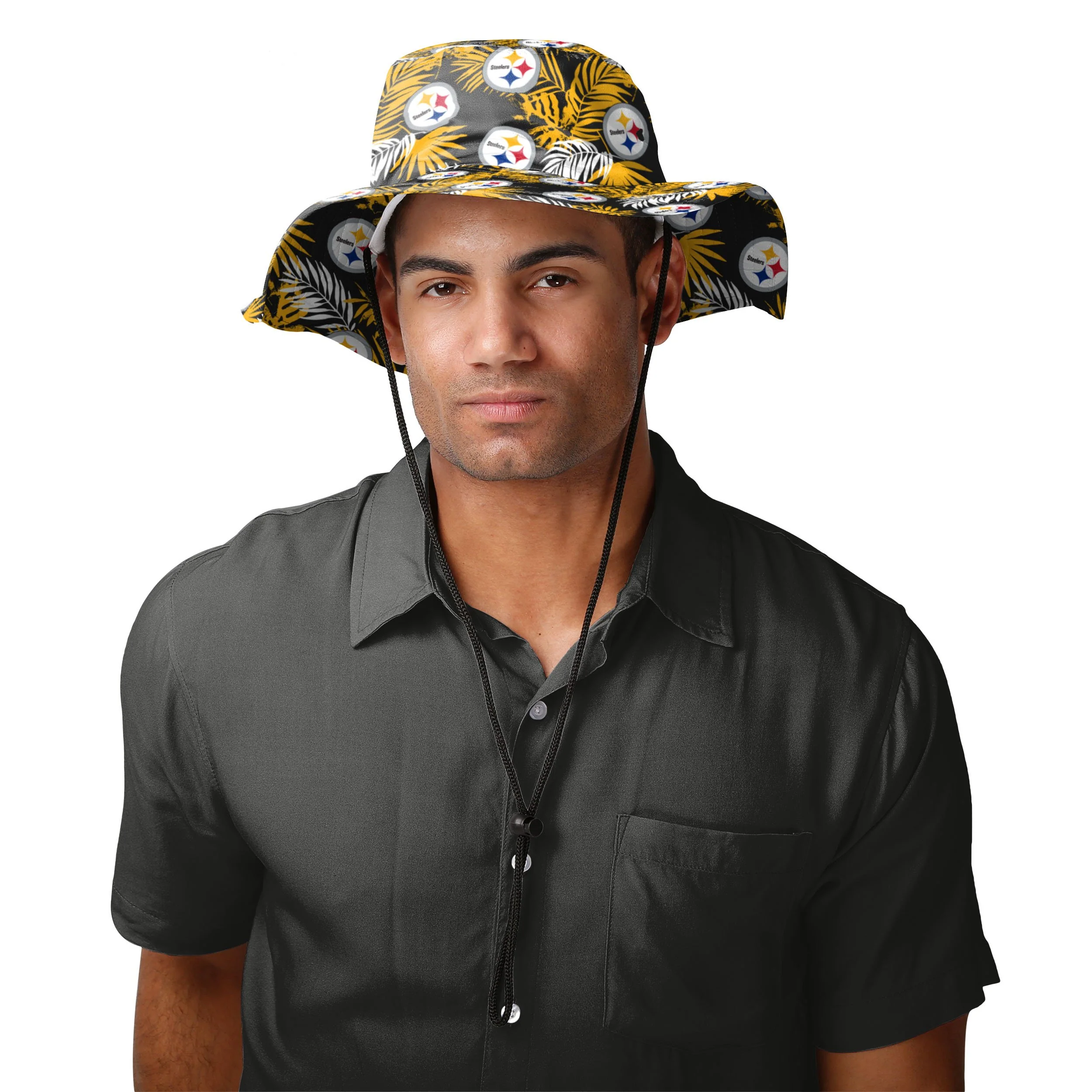 Pittsburgh Steelers NFL Floral Boonie Hat - Image 2