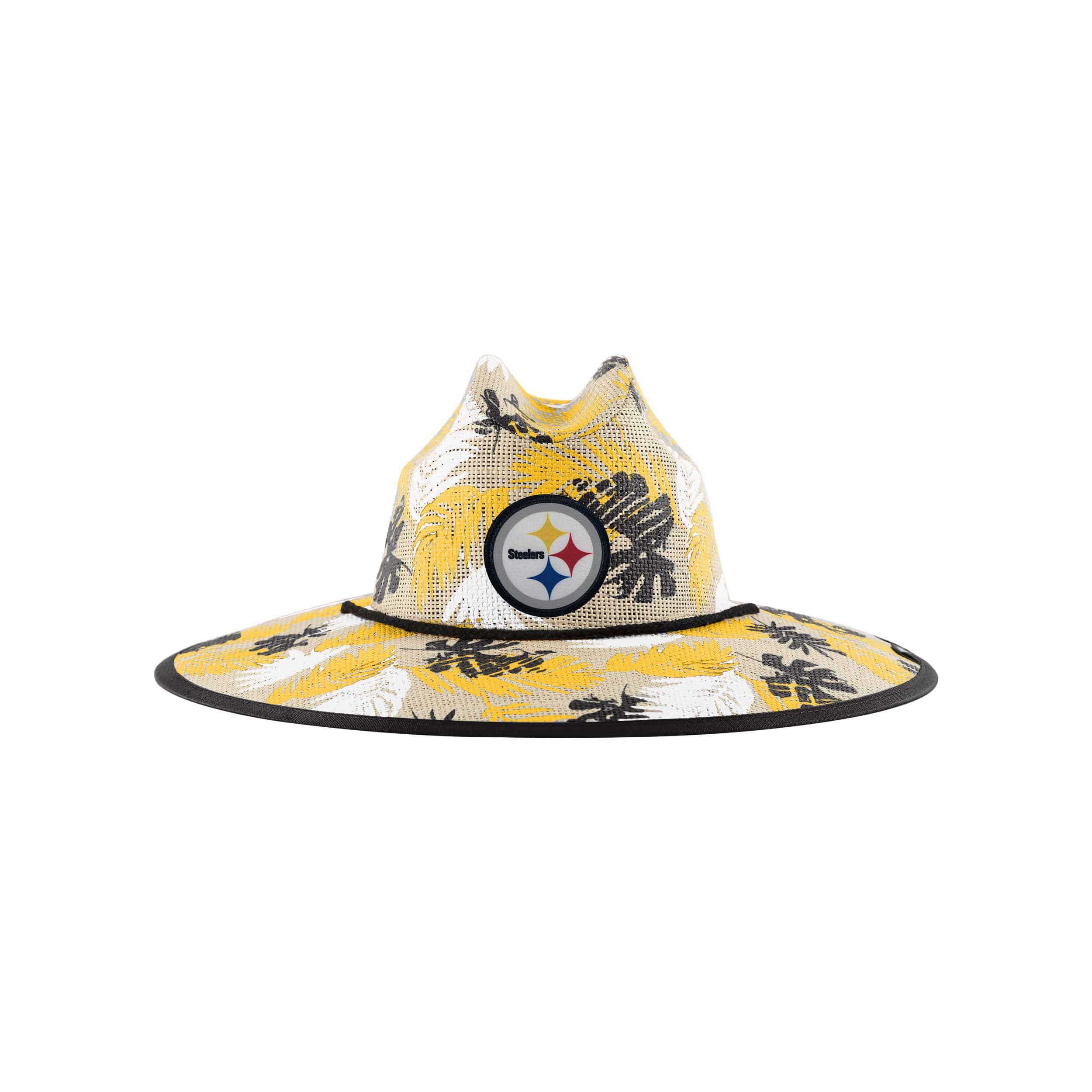 Pittsburgh Steelers NFL Floral Printed Straw Hat