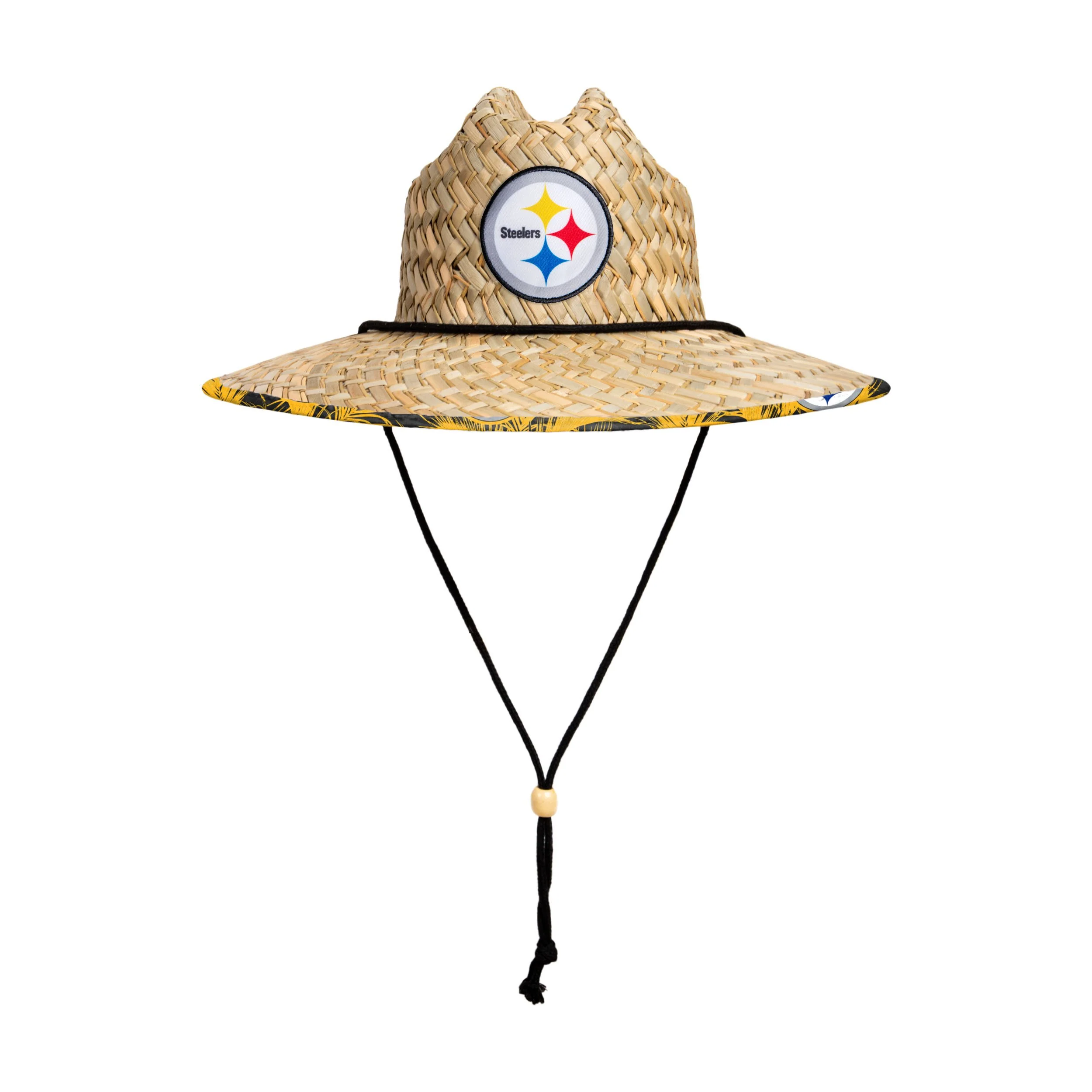 Pittsburgh Steelers NFL Floral Straw Hat - Image 3