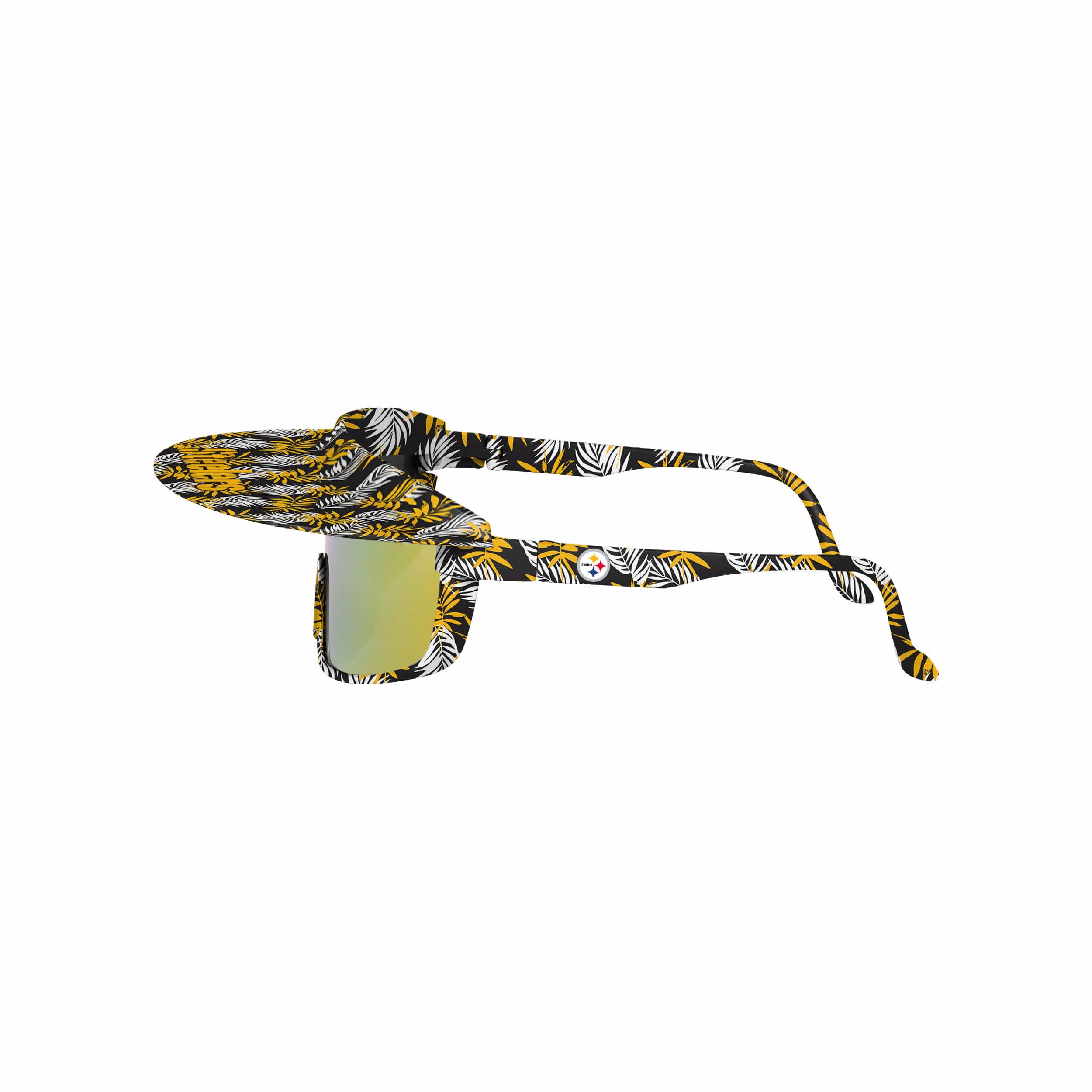 Pittsburgh Steelers NFL Floral Visor Sunglasses - Image 3