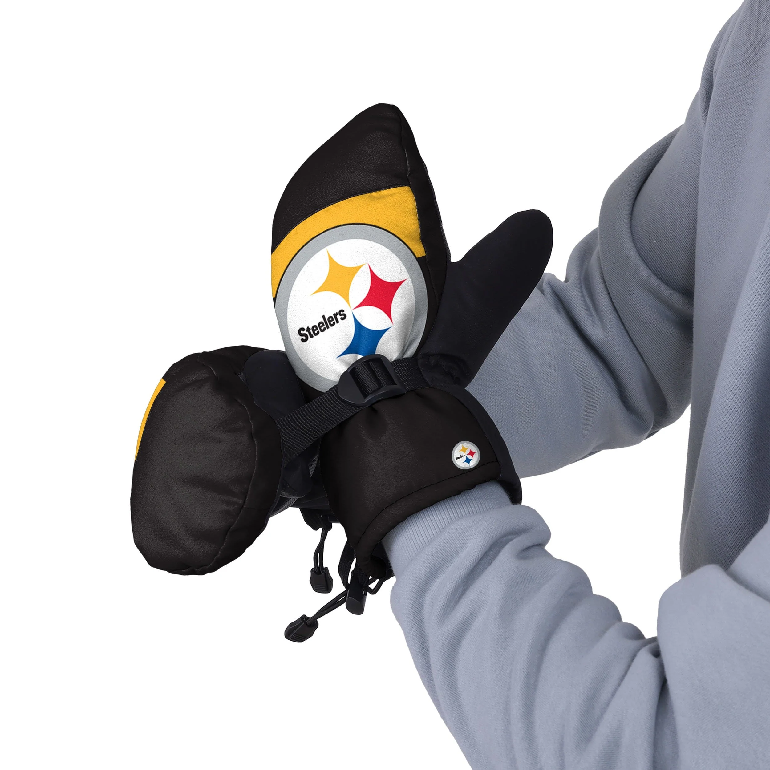Pittsburgh Steelers NFL Frozen Tundra Insulated Mittens - Image 2