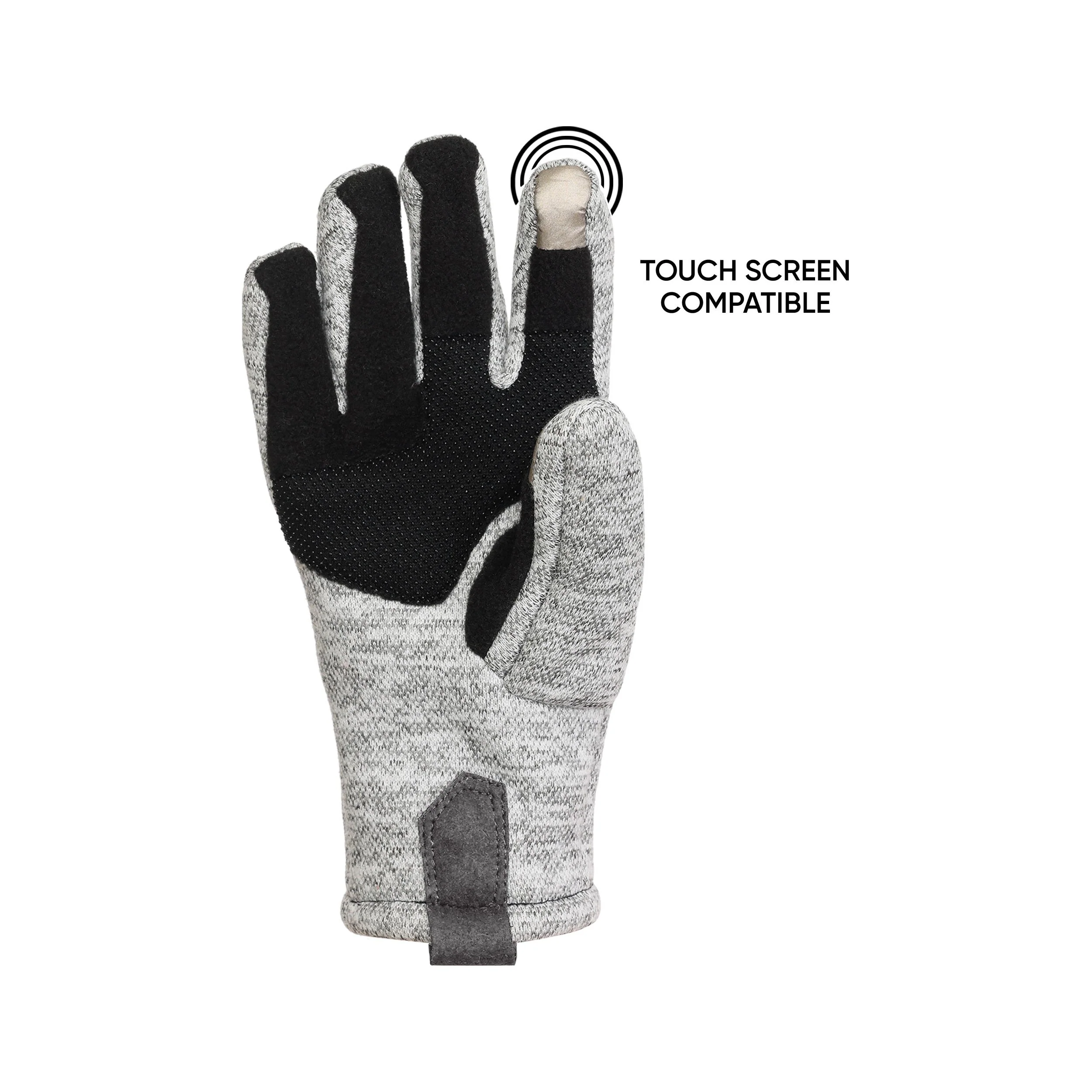 Pittsburgh Steelers NFL Heather Grey Insulated Gloves - Image 3