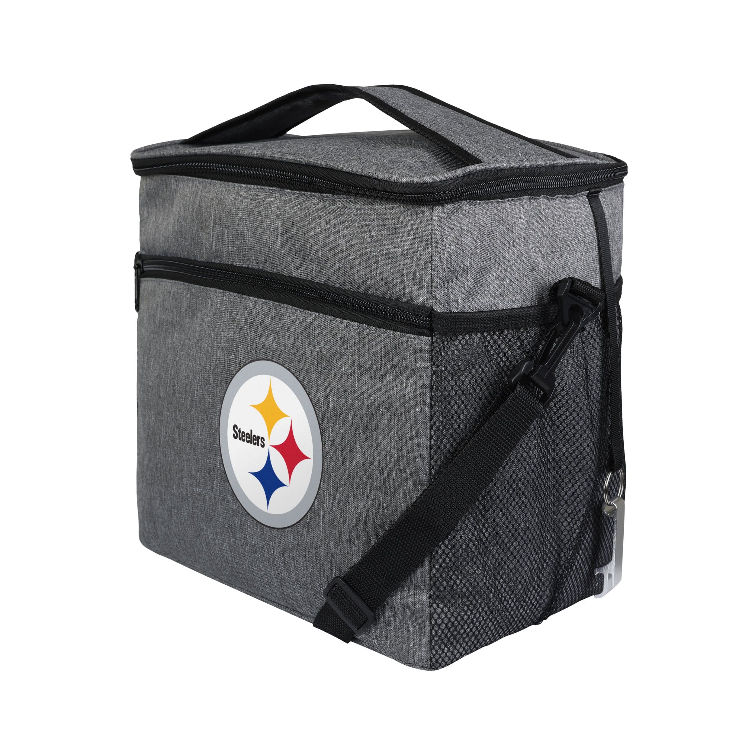 Pittsburgh Steelers NFL Heather Grey Tailgate 24 Pack Cooler - Image 2