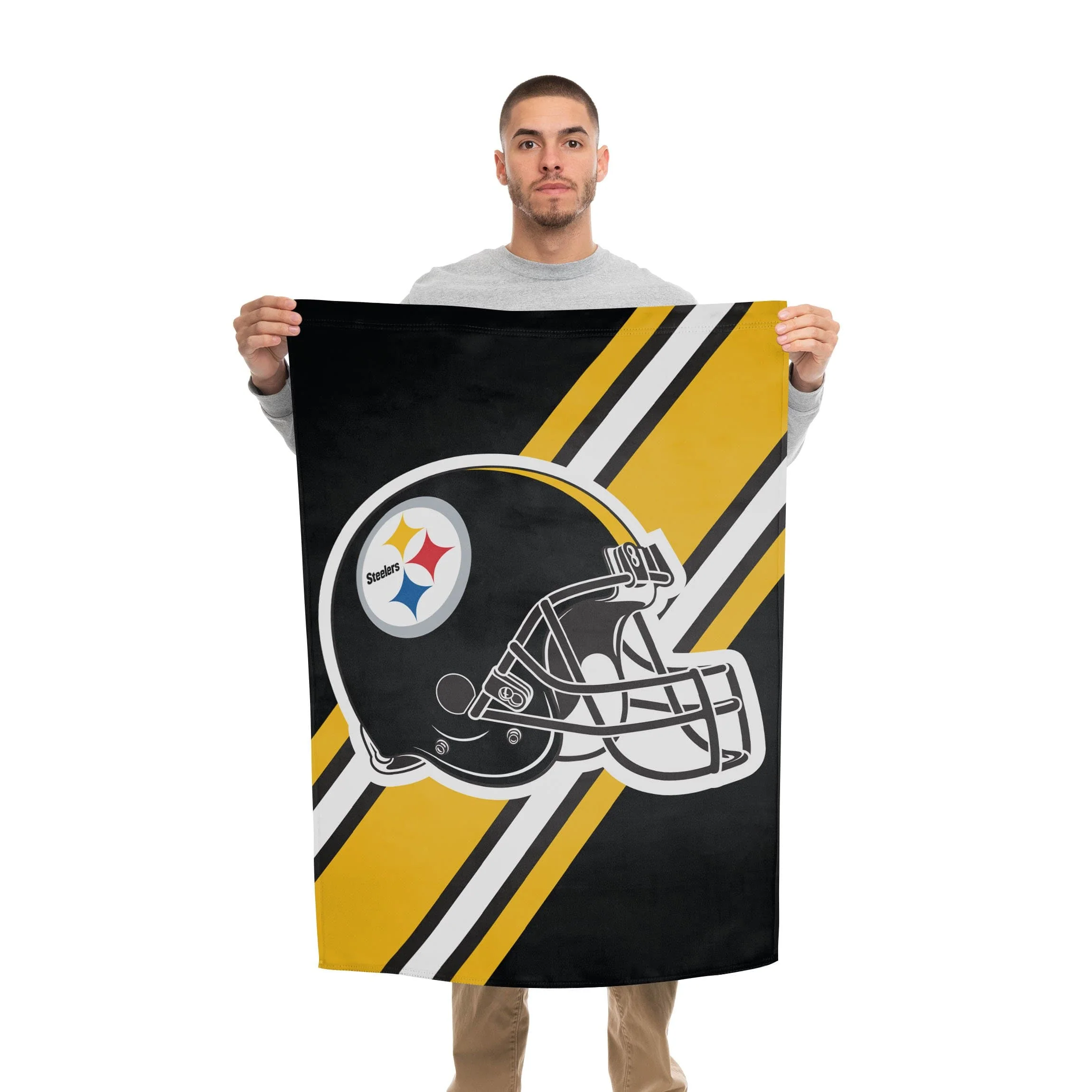 Pittsburgh Steelers NFL Helmet Vertical Flag - Image 2
