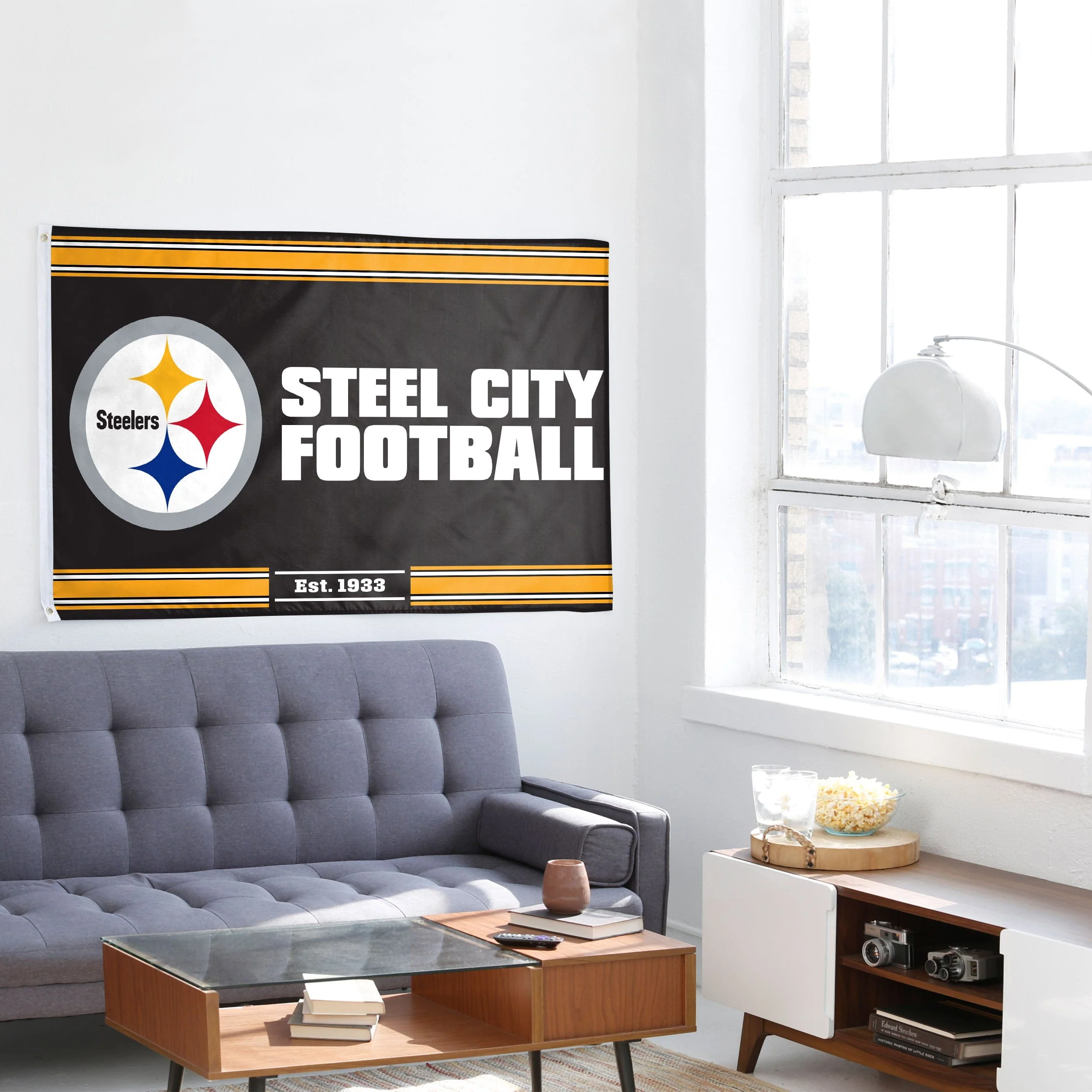 Pittsburgh Steelers NFL Horizontal Slogan Flag - Image 4