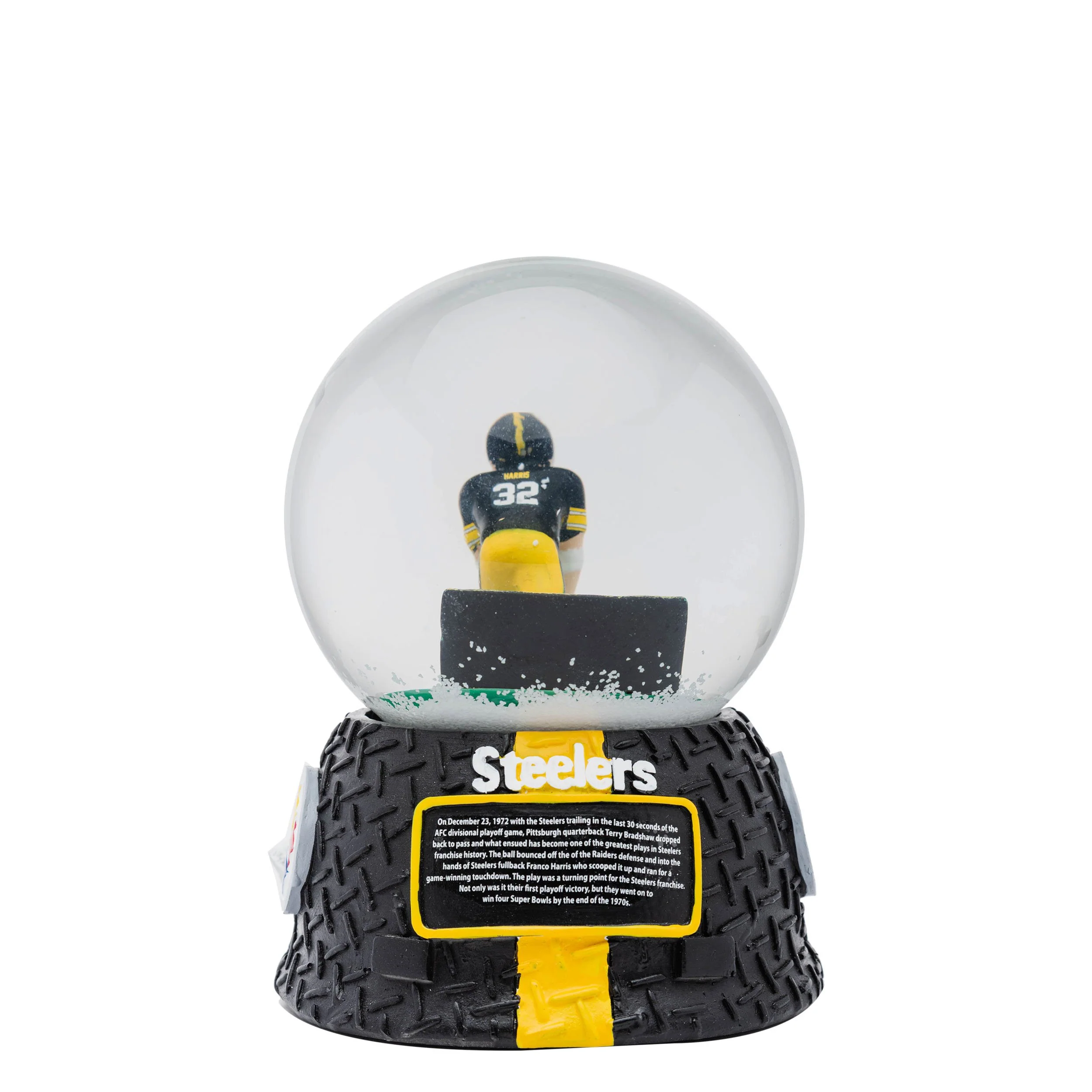 Pittsburgh Steelers NFL Iconic Moment Snow Globe - Image 5