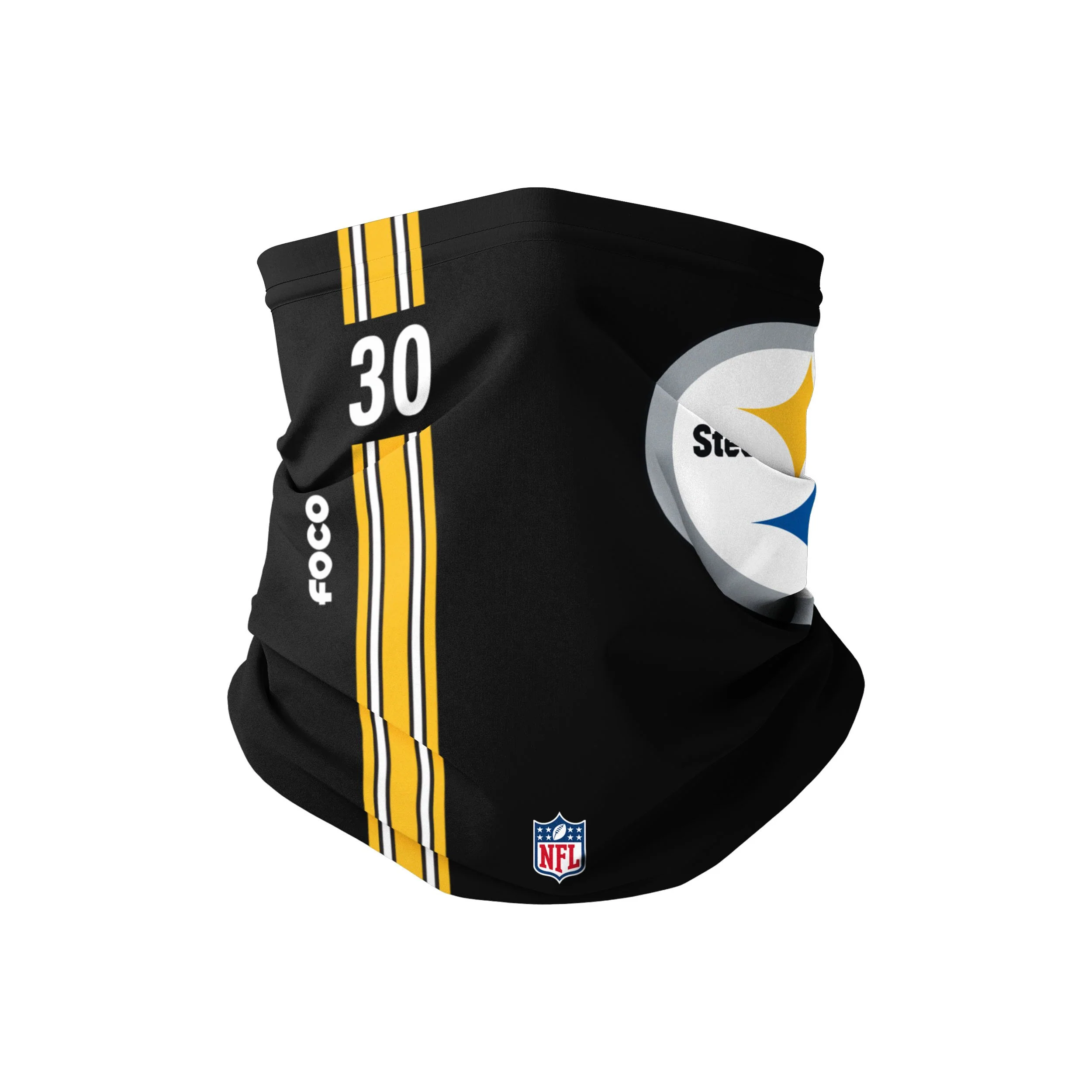 Pittsburgh Steelers NFL James Connor On-Field Sideline Logo Gaiter Scarf