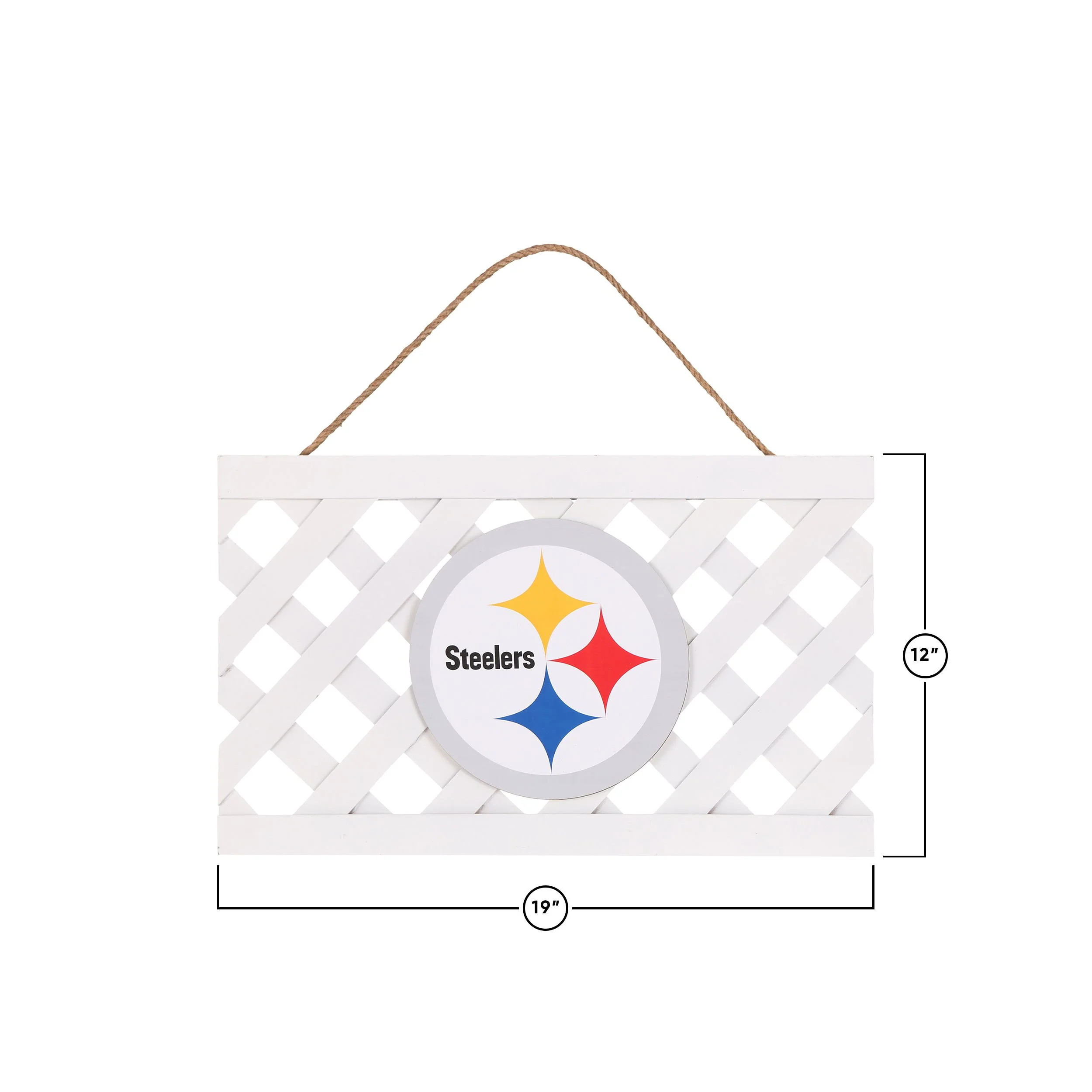 Pittsburgh Steelers NFL Lattice Garden Sign - Image 3
