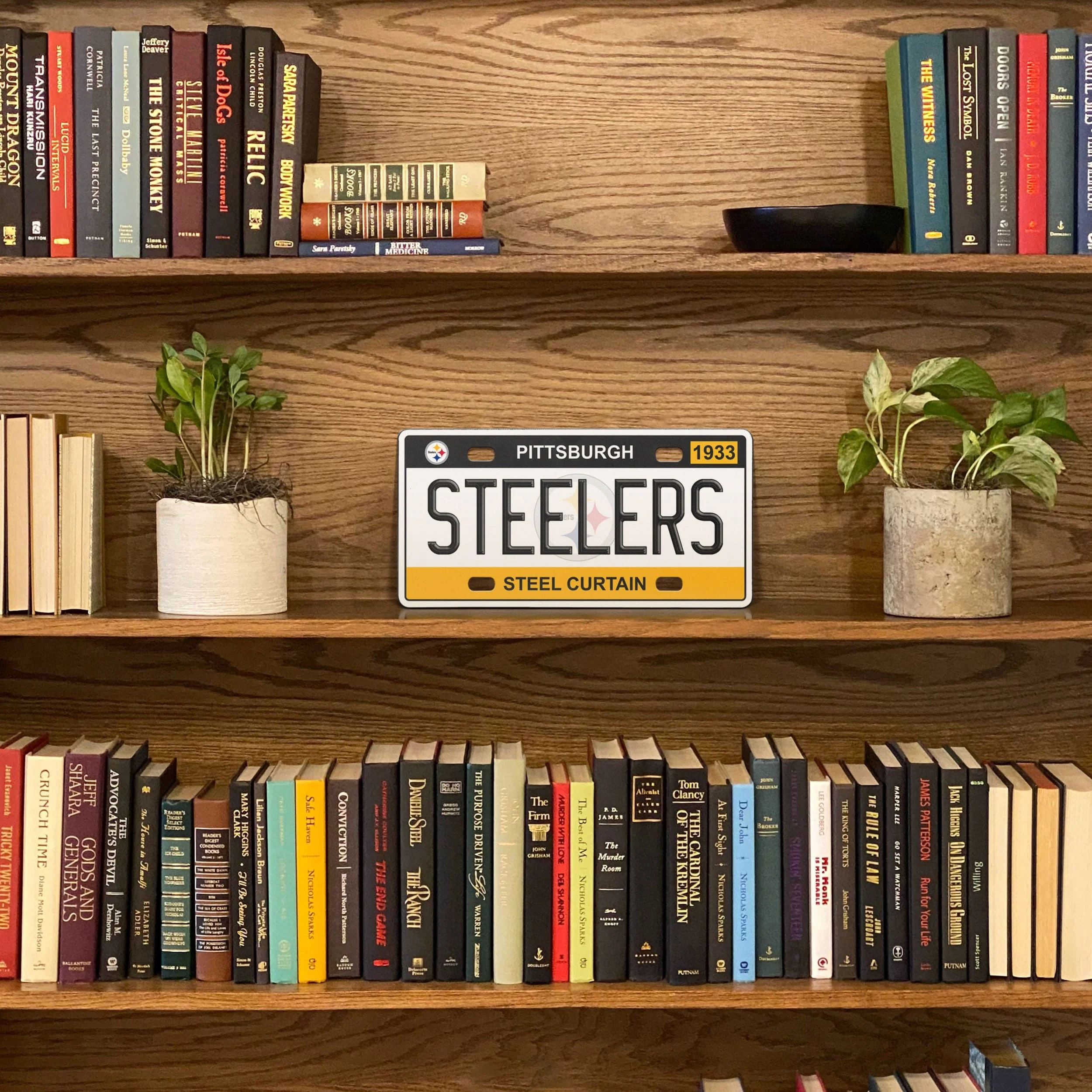 Pittsburgh Steelers NFL License Plate Wall Sign - Image 3